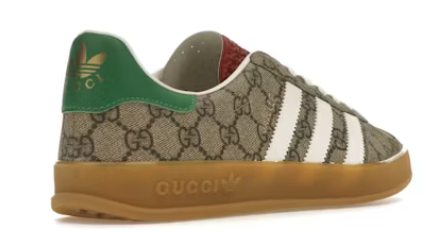 Adidas X Gucci Gazelle Beige Gg Monogram