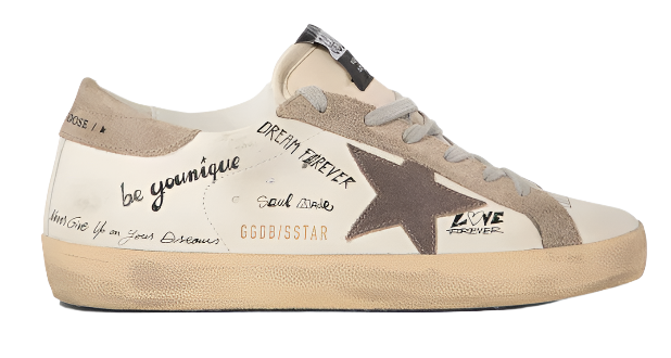 Golden Goose Super Star White Taupe Cinder (Men)
