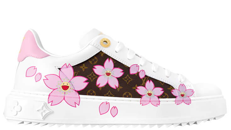 Louis Vuitton X Takashi Murakami Timeout Sneaker Cherry Blossom White (Women'S)