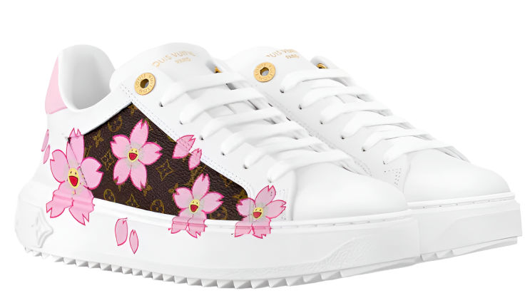 Louis Vuitton X Takashi Murakami Timeout Sneaker Cherry Blossom White (Women'S)