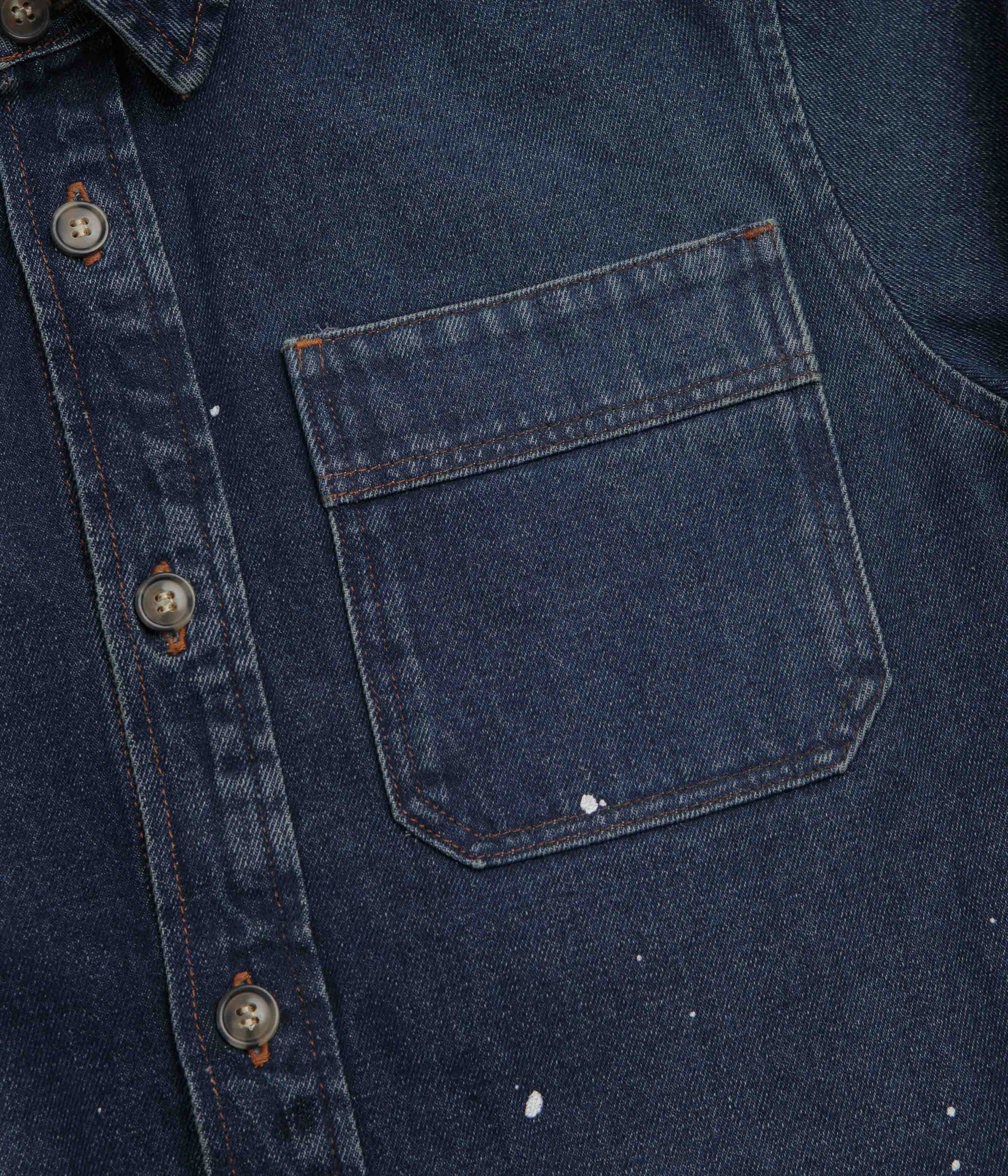 A.P.C. Basile Overshirt - Washed Indigo