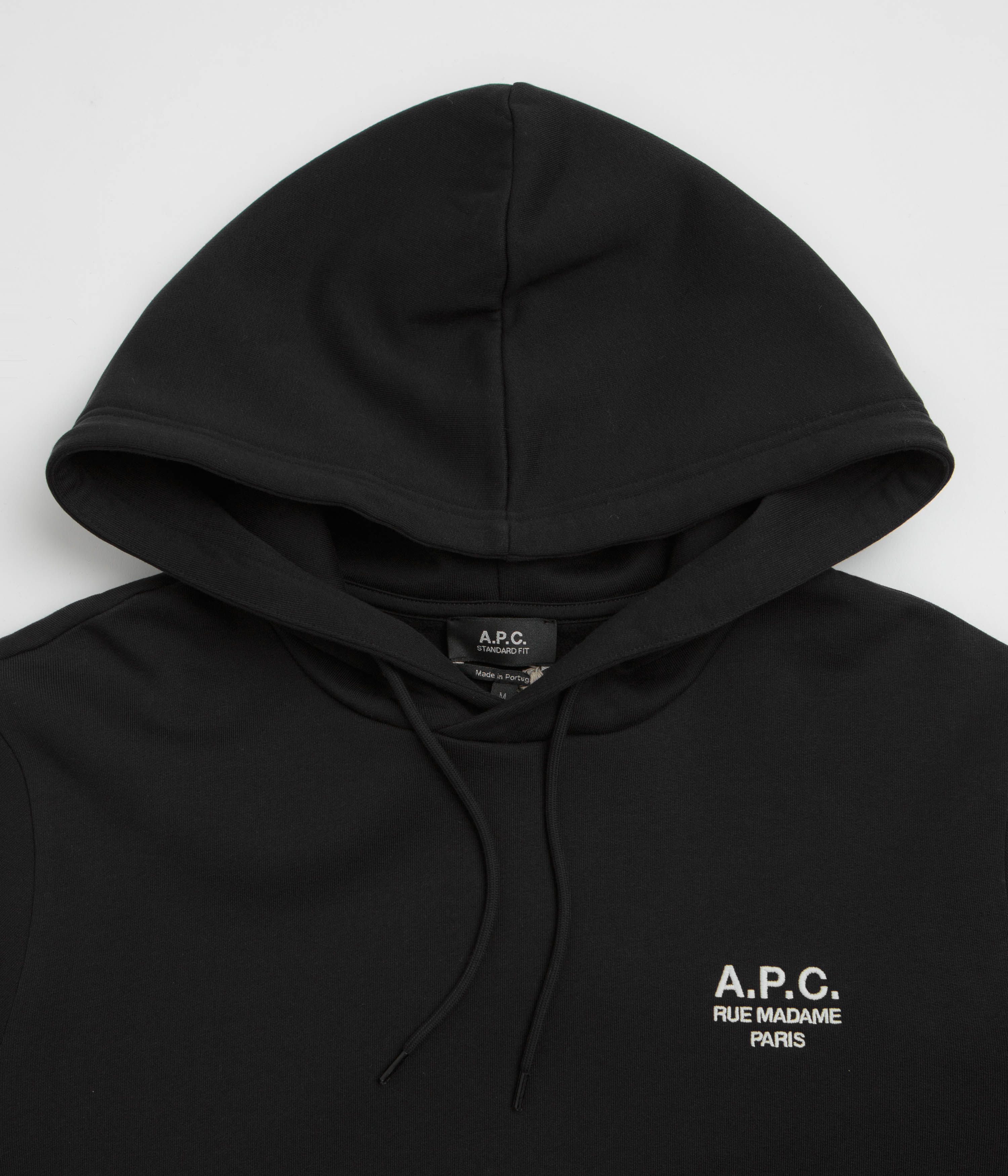 A.P.C. Rue Madame Hoodie - Black / White
