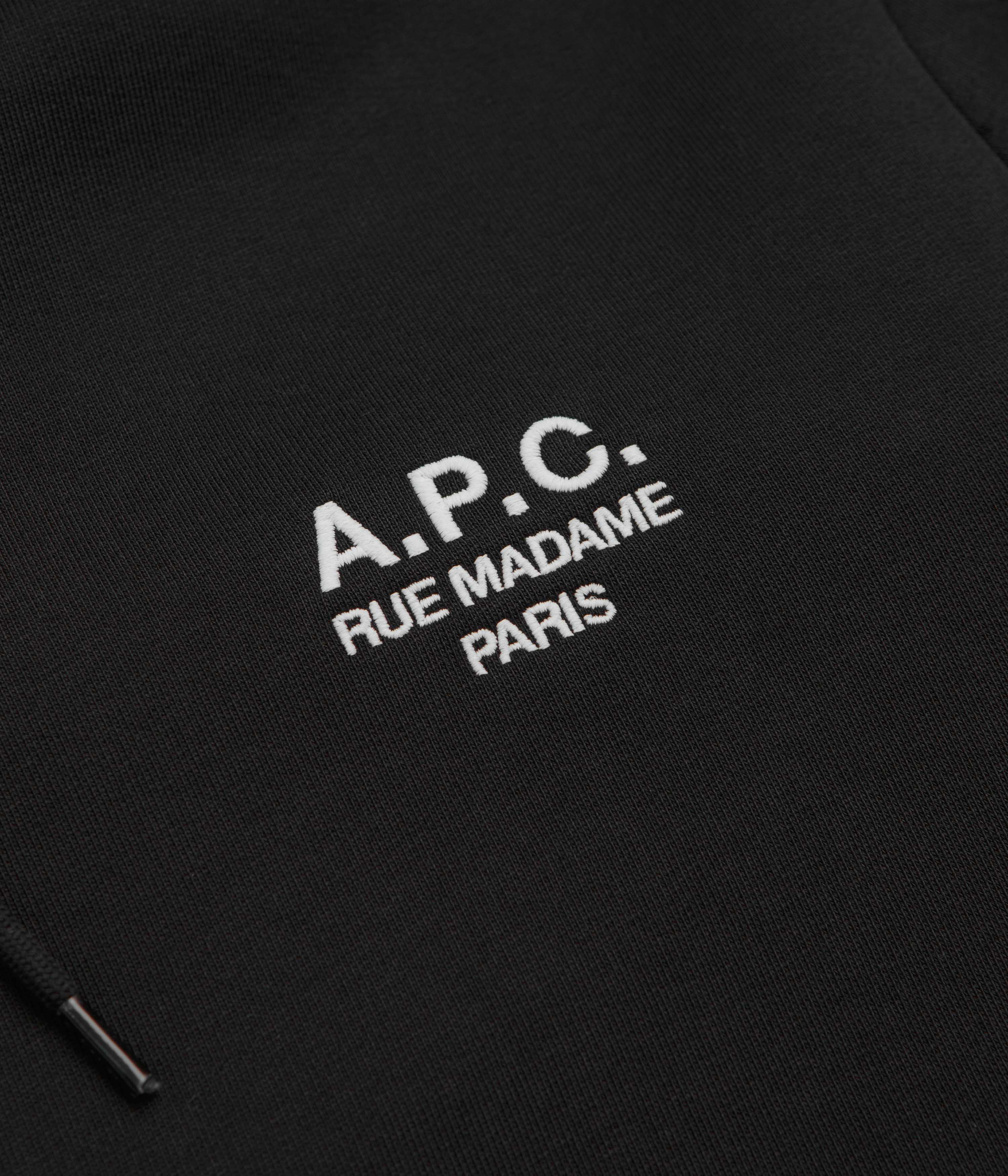 A.P.C. Rue Madame Hoodie - Black / White