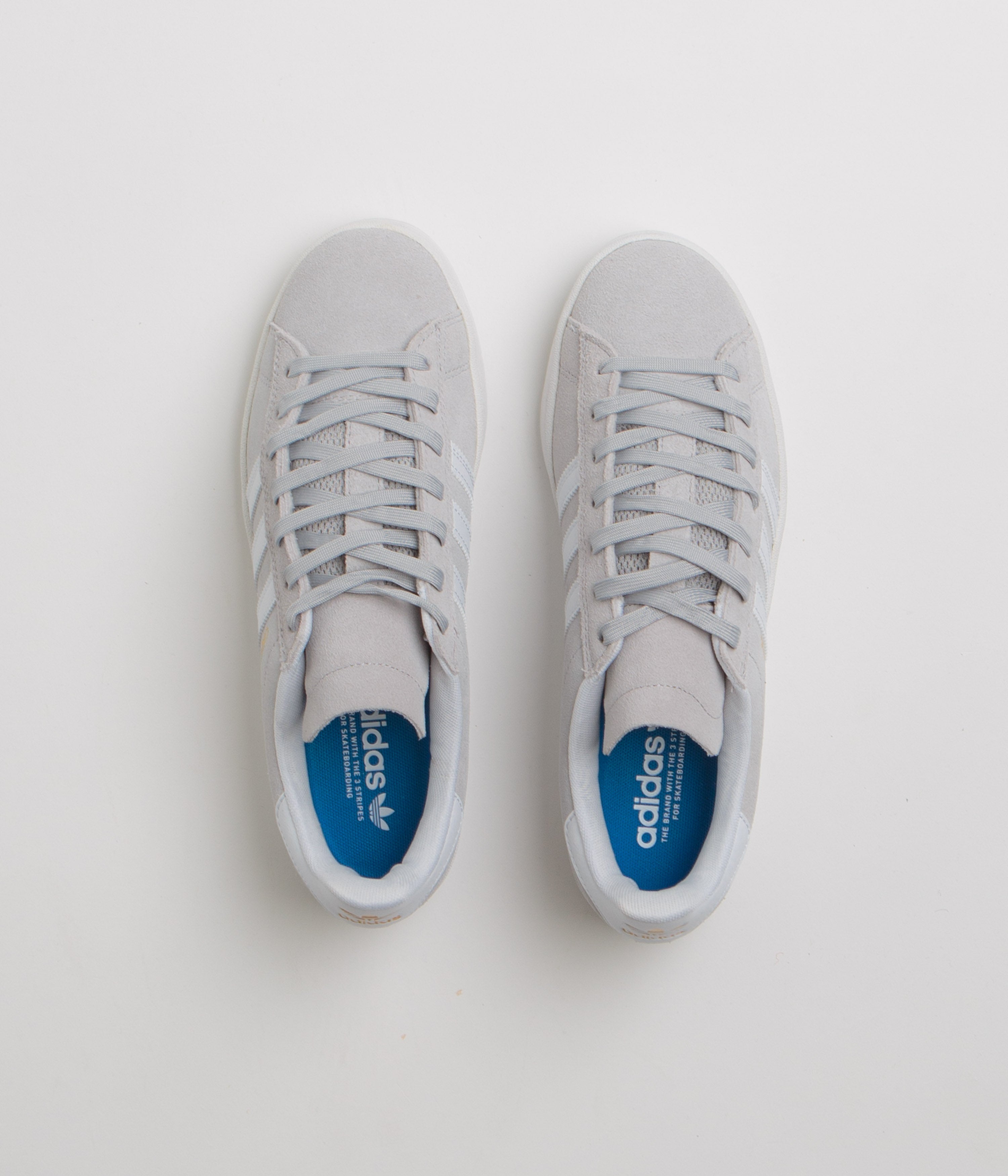 Adidas Campus ADV Shoes - Grey Two / FTWR White / Gold Metallic