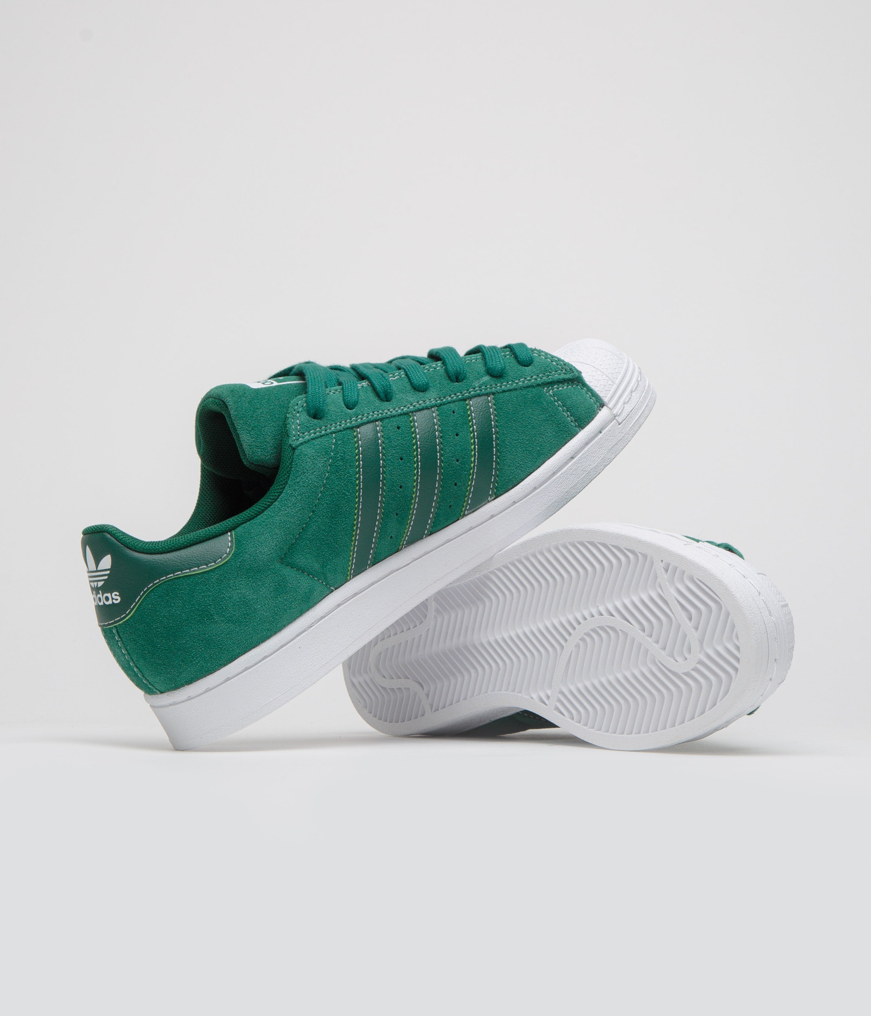 Adidas Superstar ADV Shoes - Collegiate Green / FTWR White / Collegiate Green