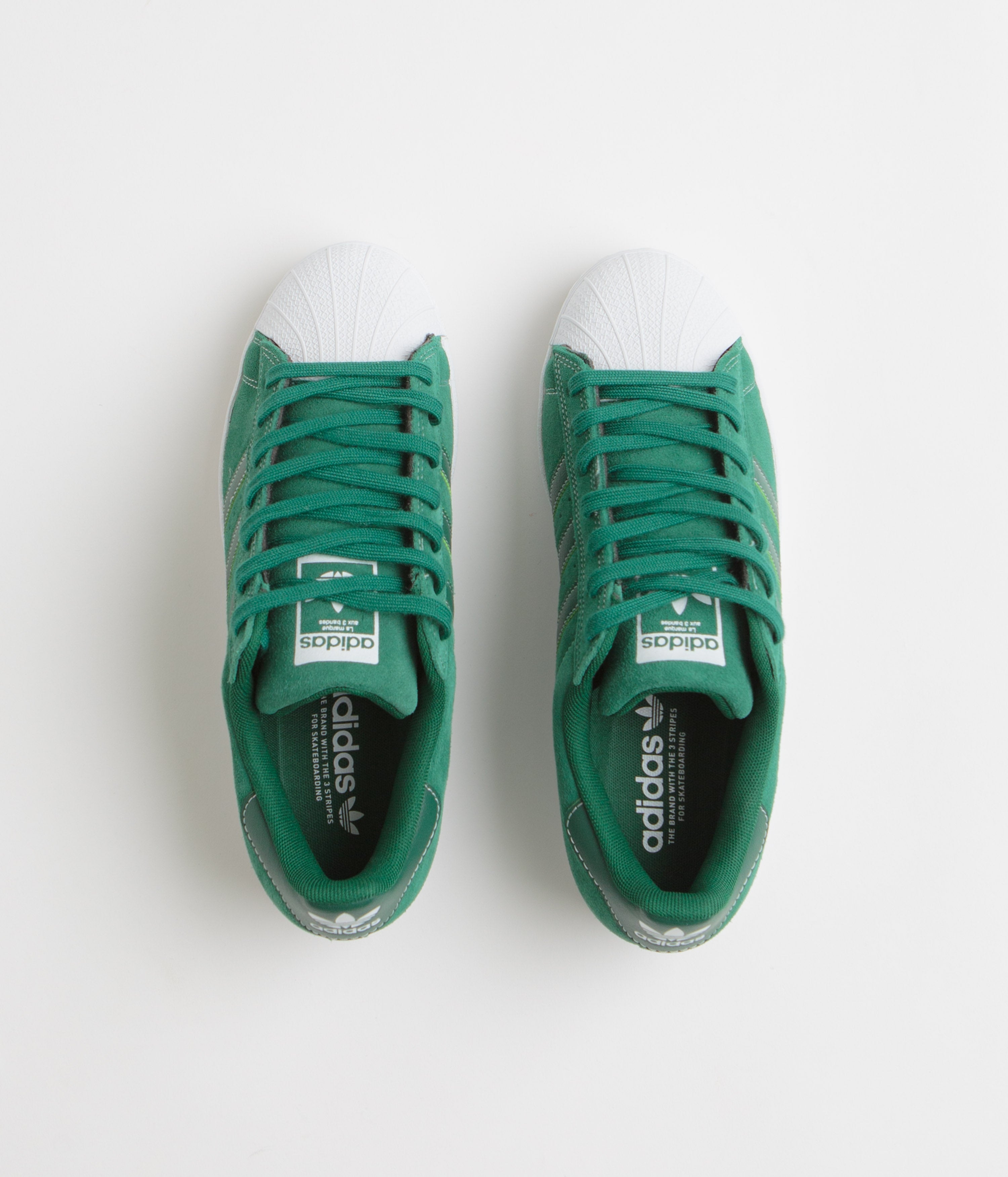 Adidas Superstar ADV Shoes - Collegiate Green / FTWR White / Collegiate Green