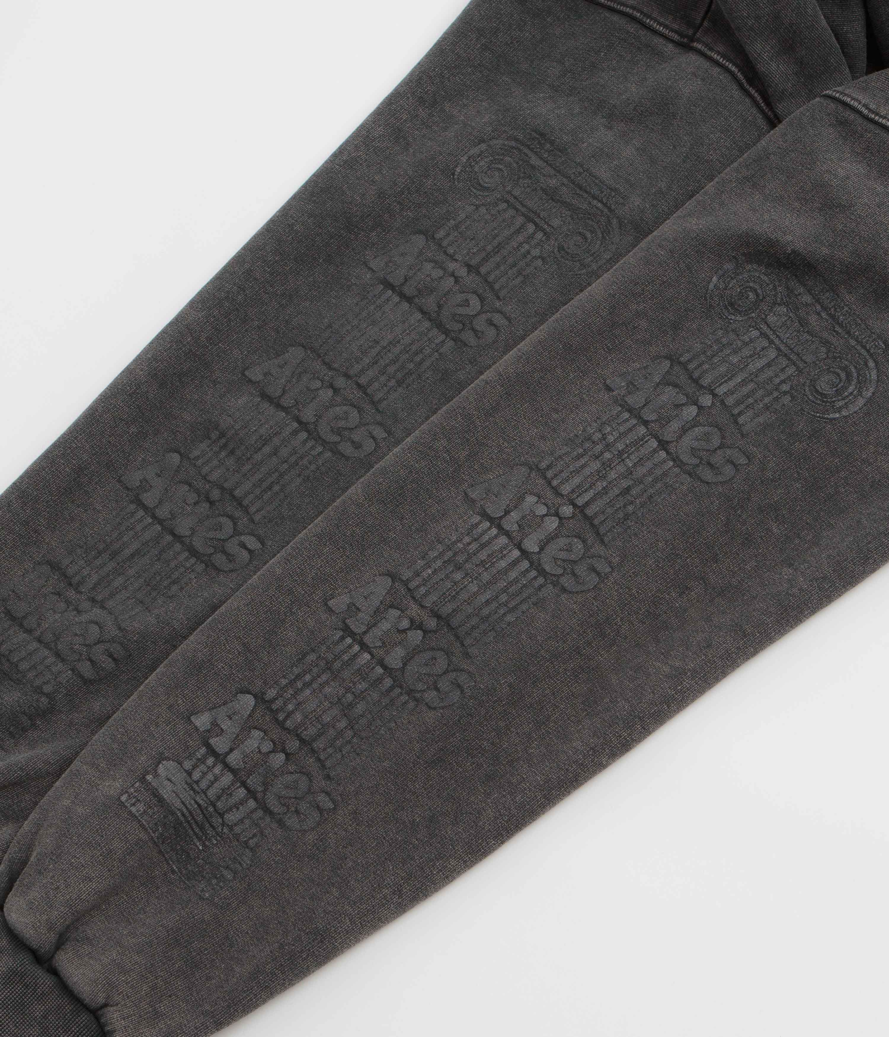 Aries Aged Ancient Column Crewneck Sweatshirt - Black