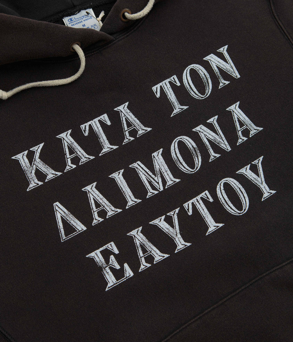 Champion x Aries Demon Hoodie - Black