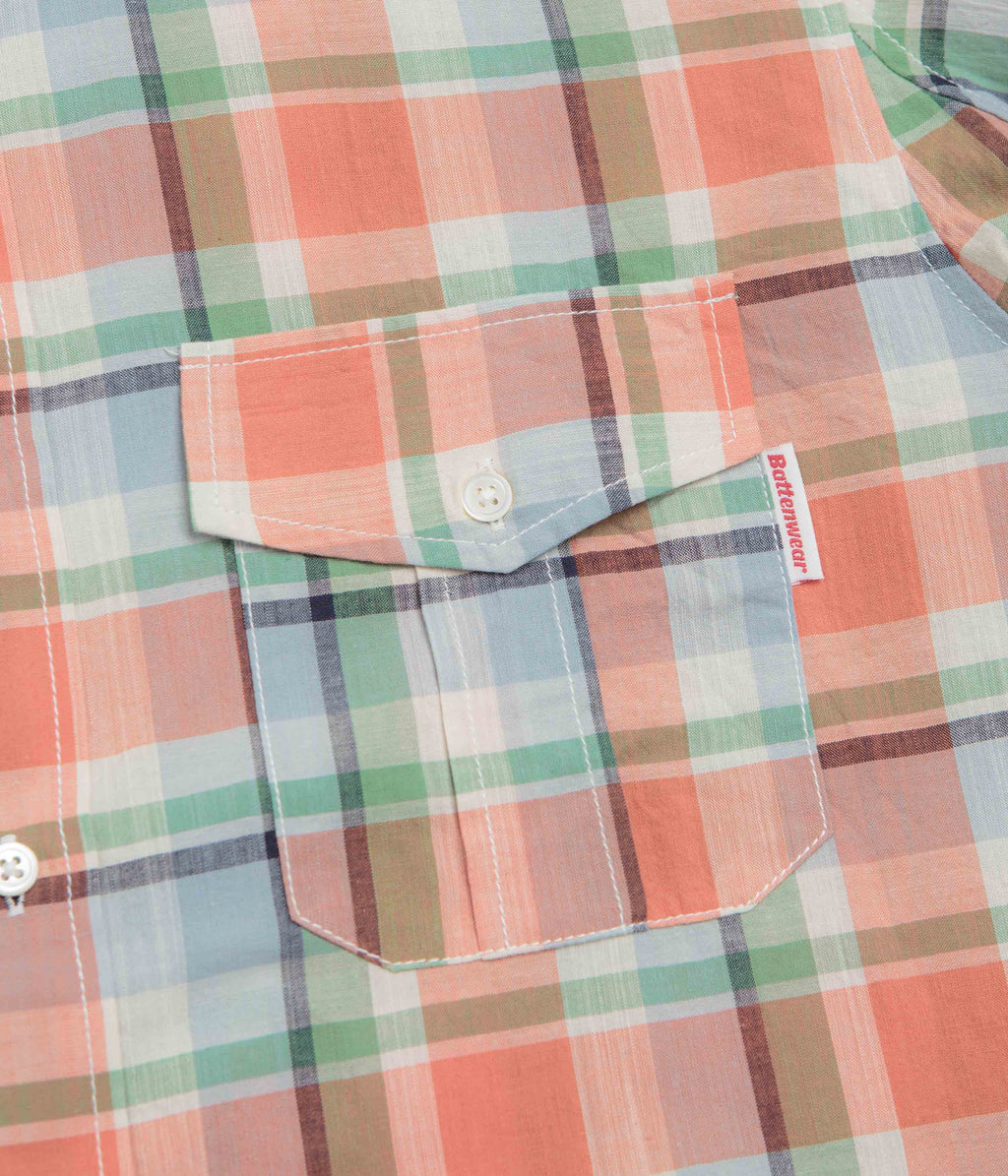 Battenwear BD Scout Shirt - Salmon Plaid
