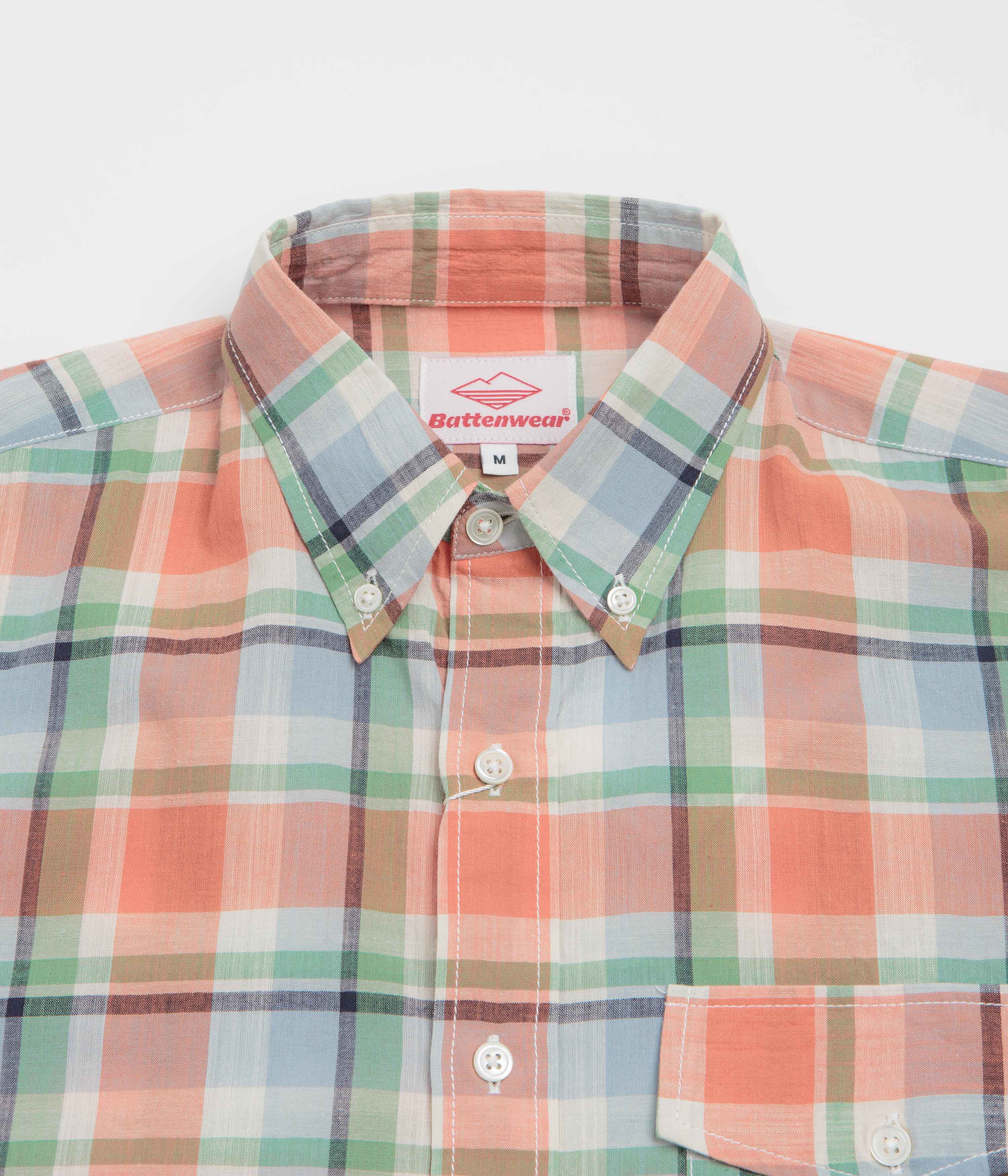 Battenwear BD Scout Shirt - Salmon Plaid