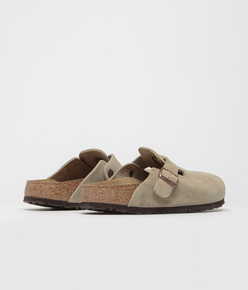 Birkenstock Boston Narrow Clogs - Taupe