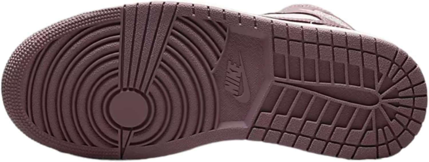 Women's Air Jordan 1 Mid Pure Platinum/Sky J Mauve-Sail (BQ6472 050)