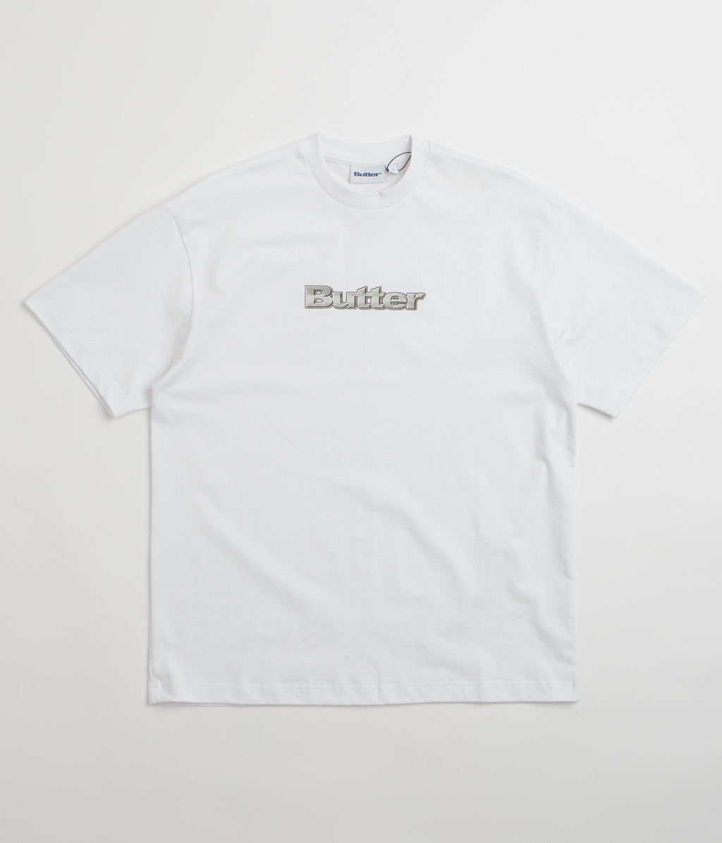 Butter Goods Alloy Logo T-Shirt - White