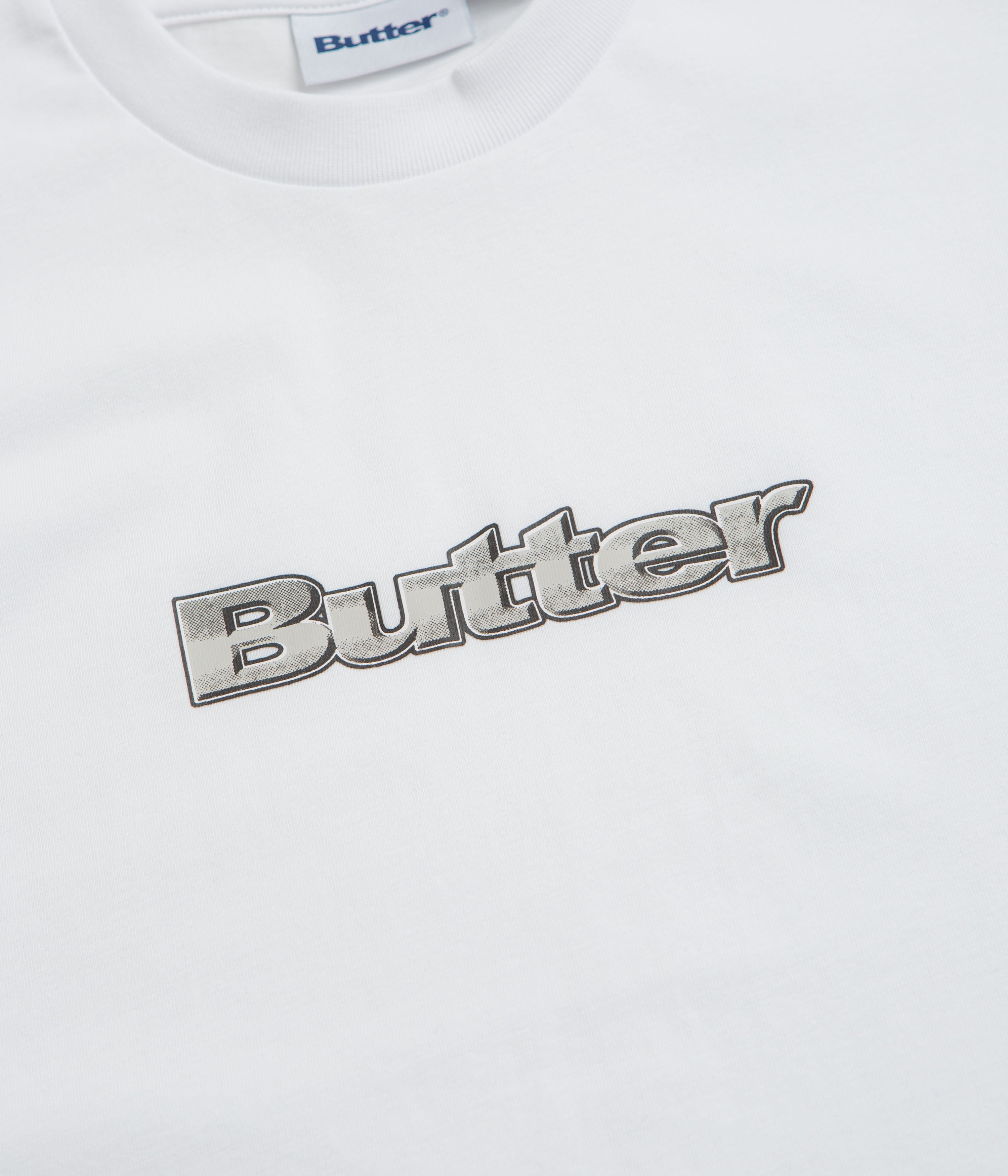 Butter Goods Alloy Logo T-Shirt - White