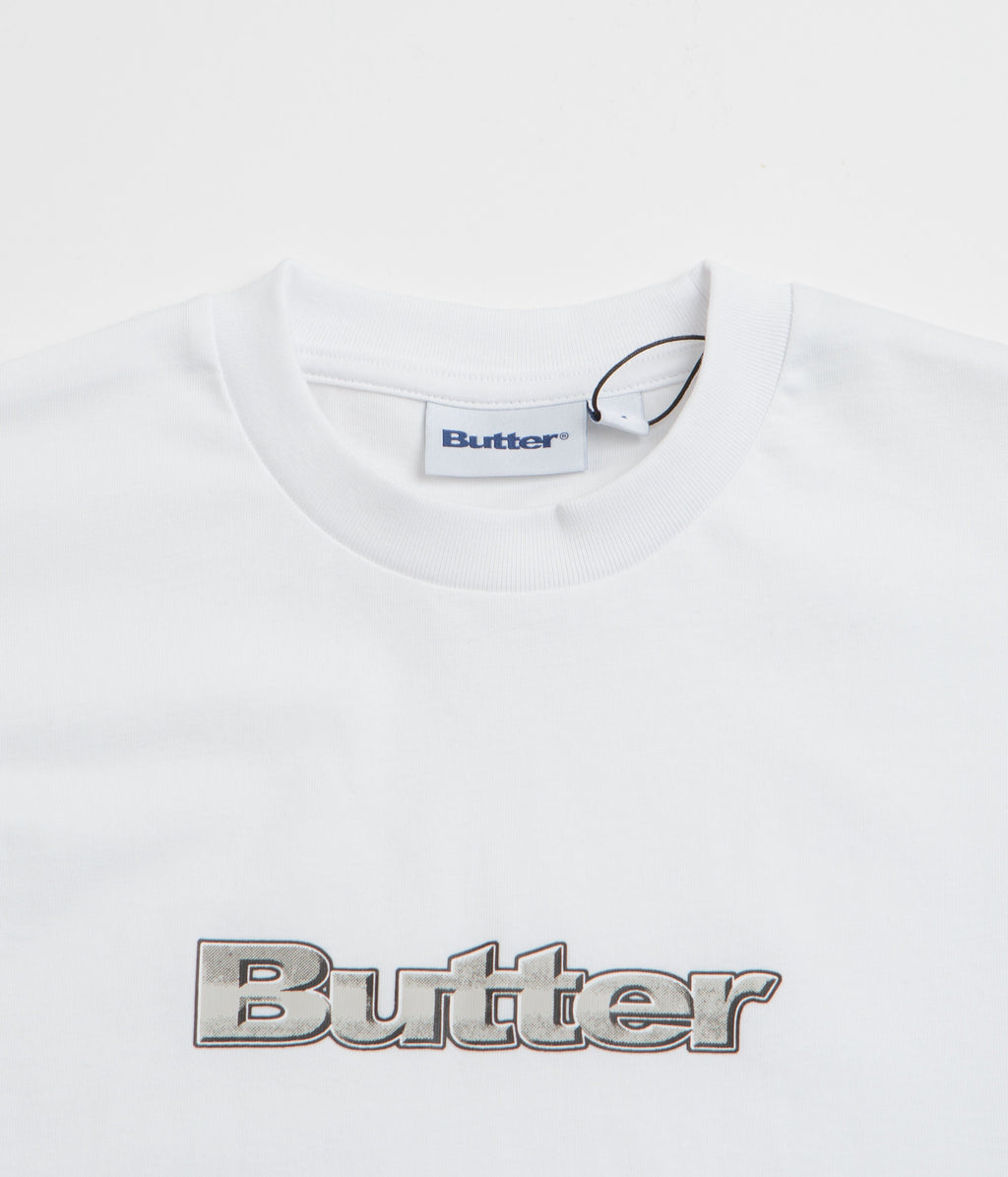 Butter Goods Alloy Logo T-Shirt - White