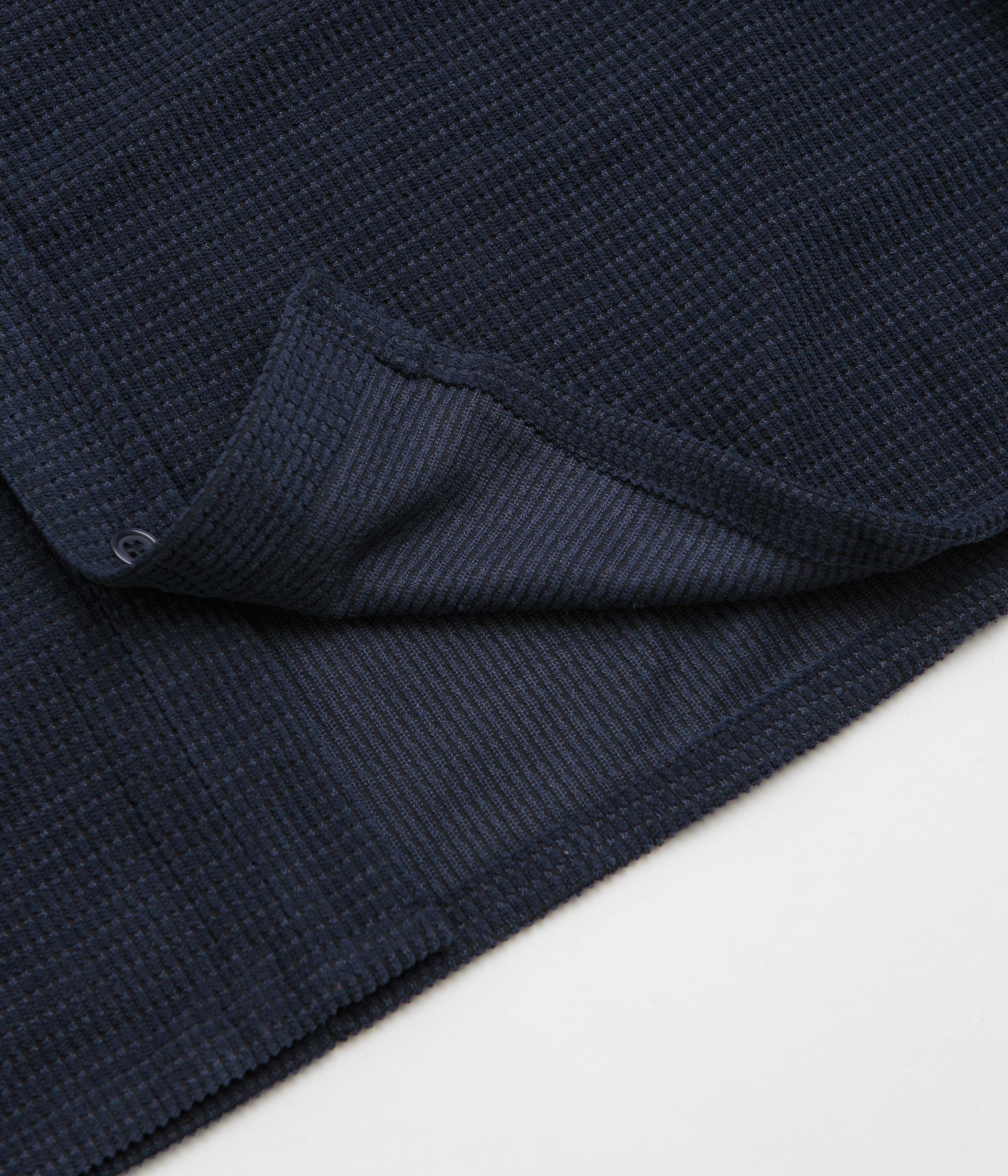 Butter Goods Grid Corduroy Overshirt - Navy