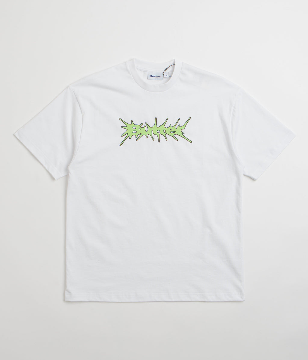 Butter Goods Nail Logo T-Shirt - White