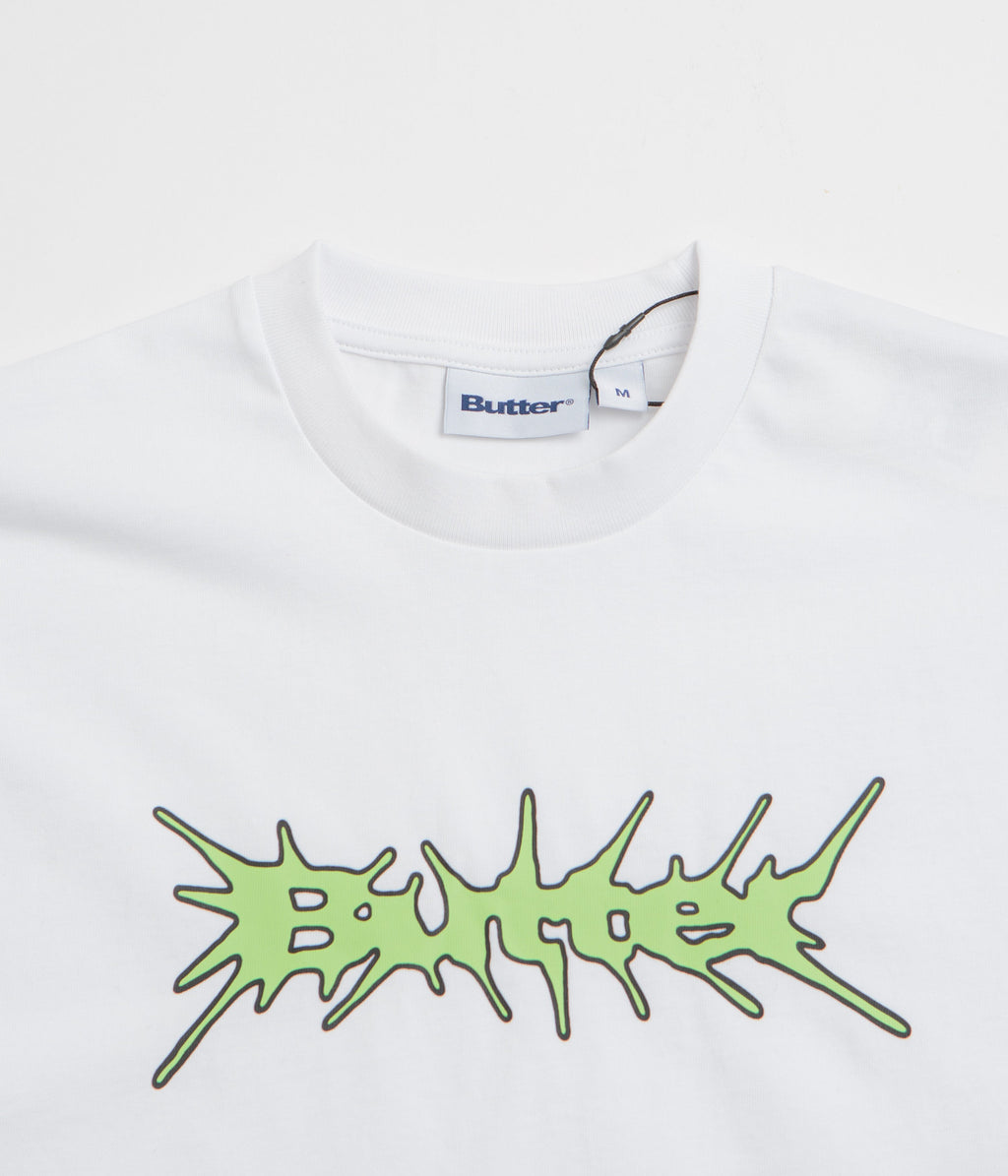 Butter Goods Nail Logo T-Shirt - White