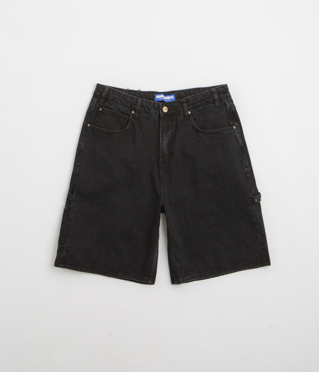 Butter Goods Rivet Denim Shorts - Washed Black