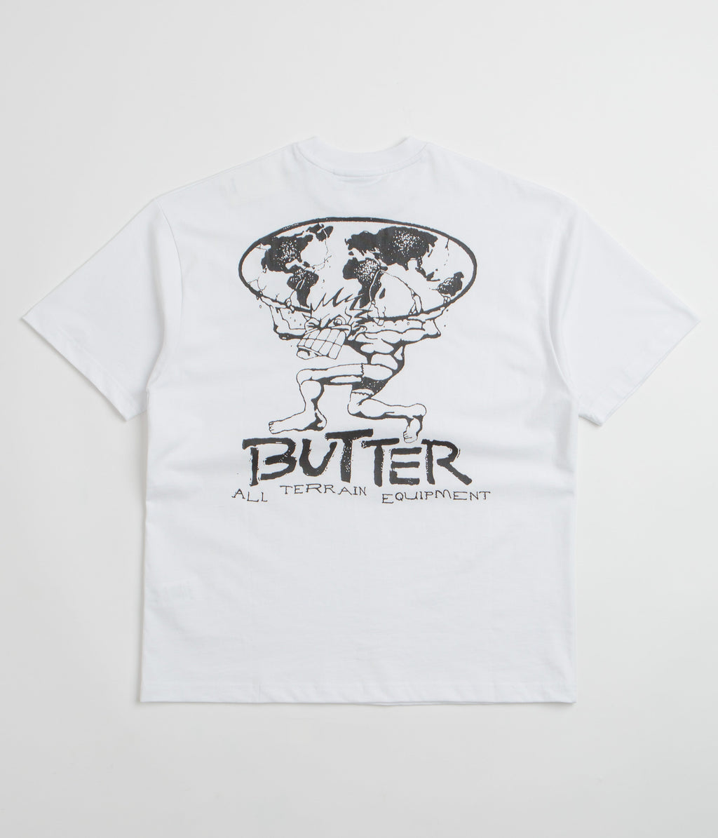 Butter Goods Terrain T-Shirt - White / Black