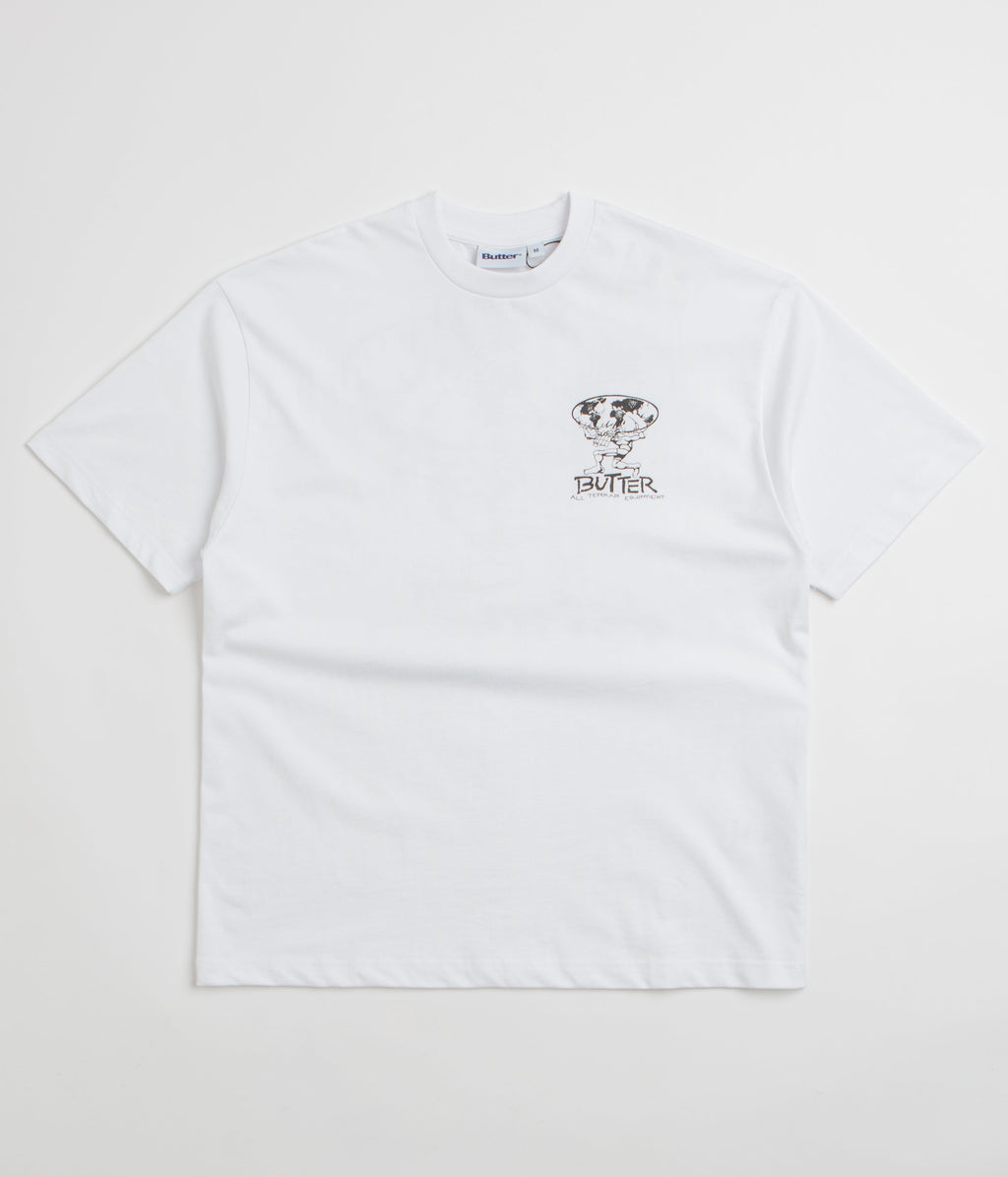 Butter Goods Terrain T-Shirt - White / Black