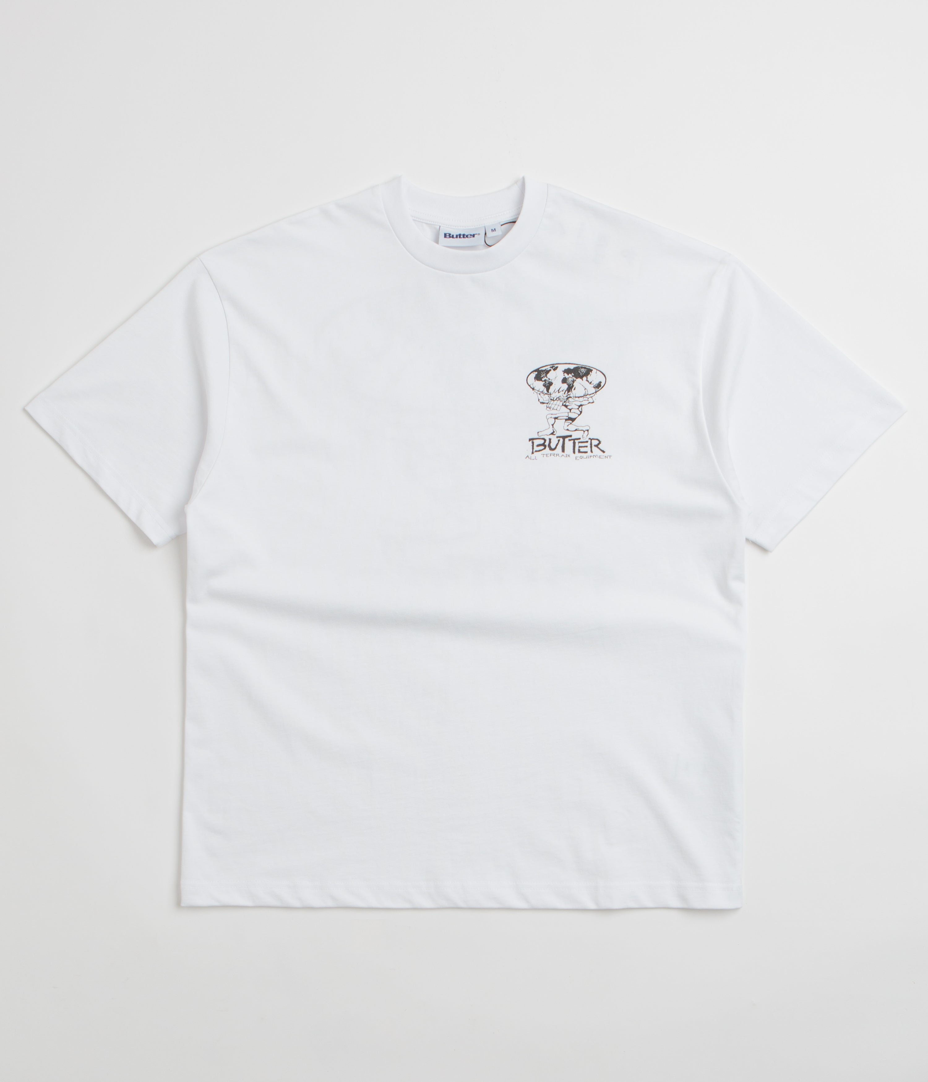 Butter Goods Terrain T-Shirt - White / Black