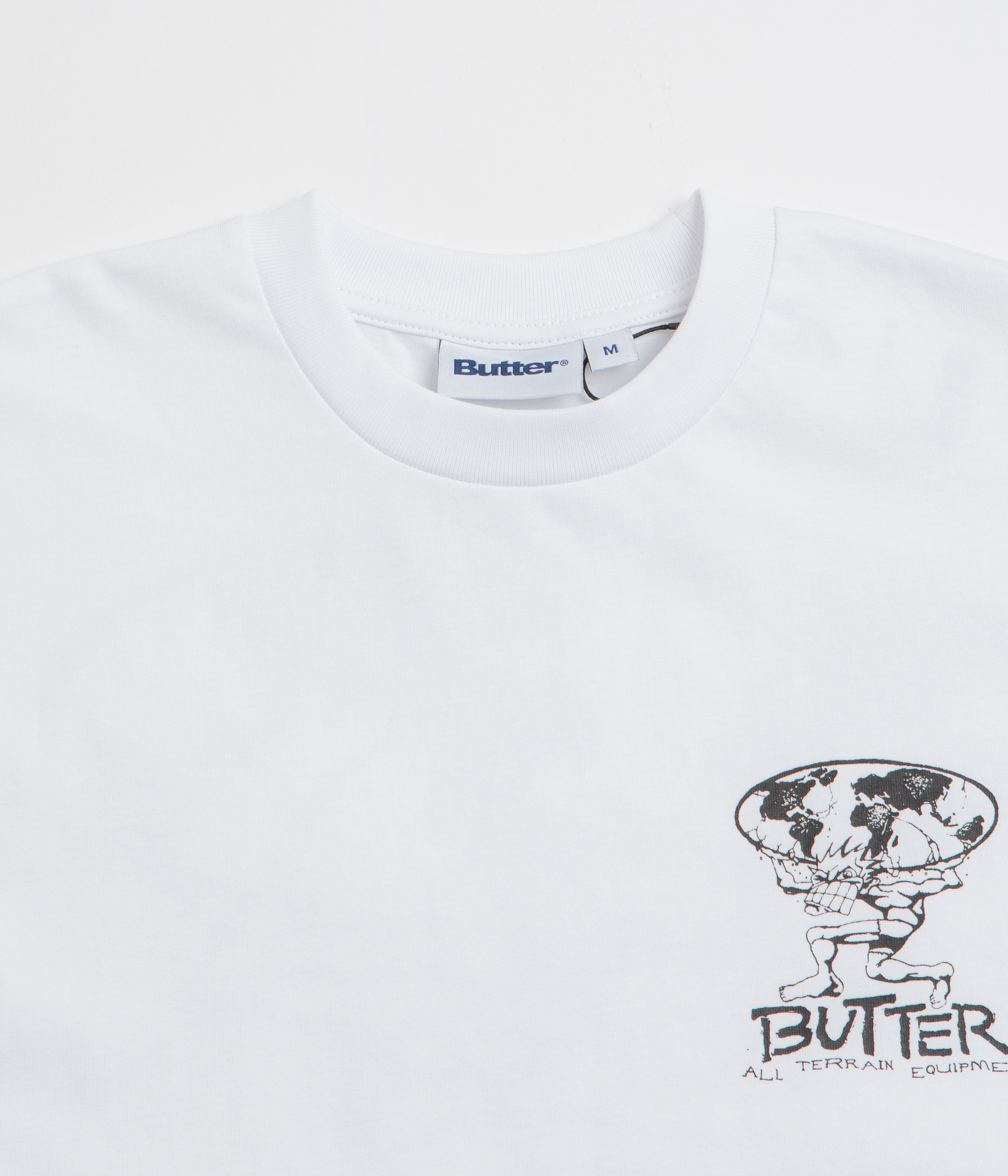 Butter Goods Terrain T-Shirt - White / Black