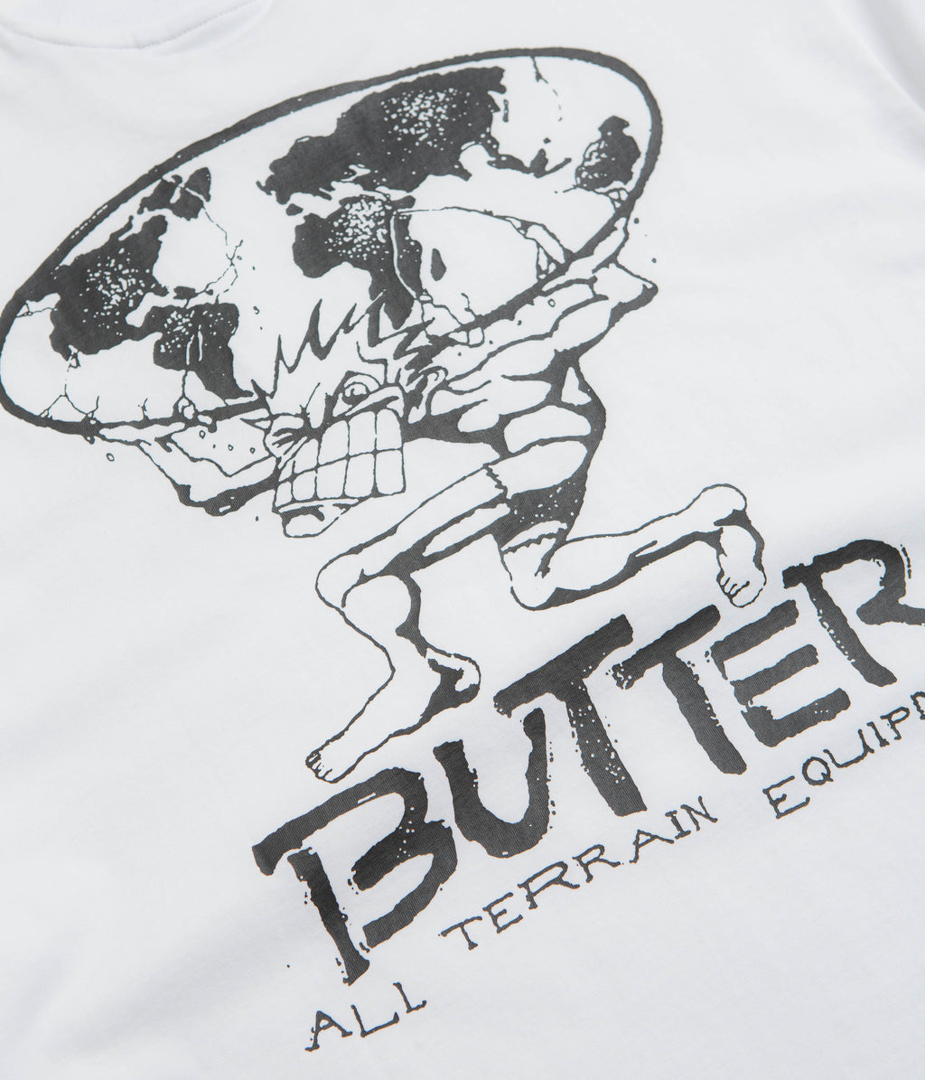 Butter Goods Terrain T-Shirt - White / Black