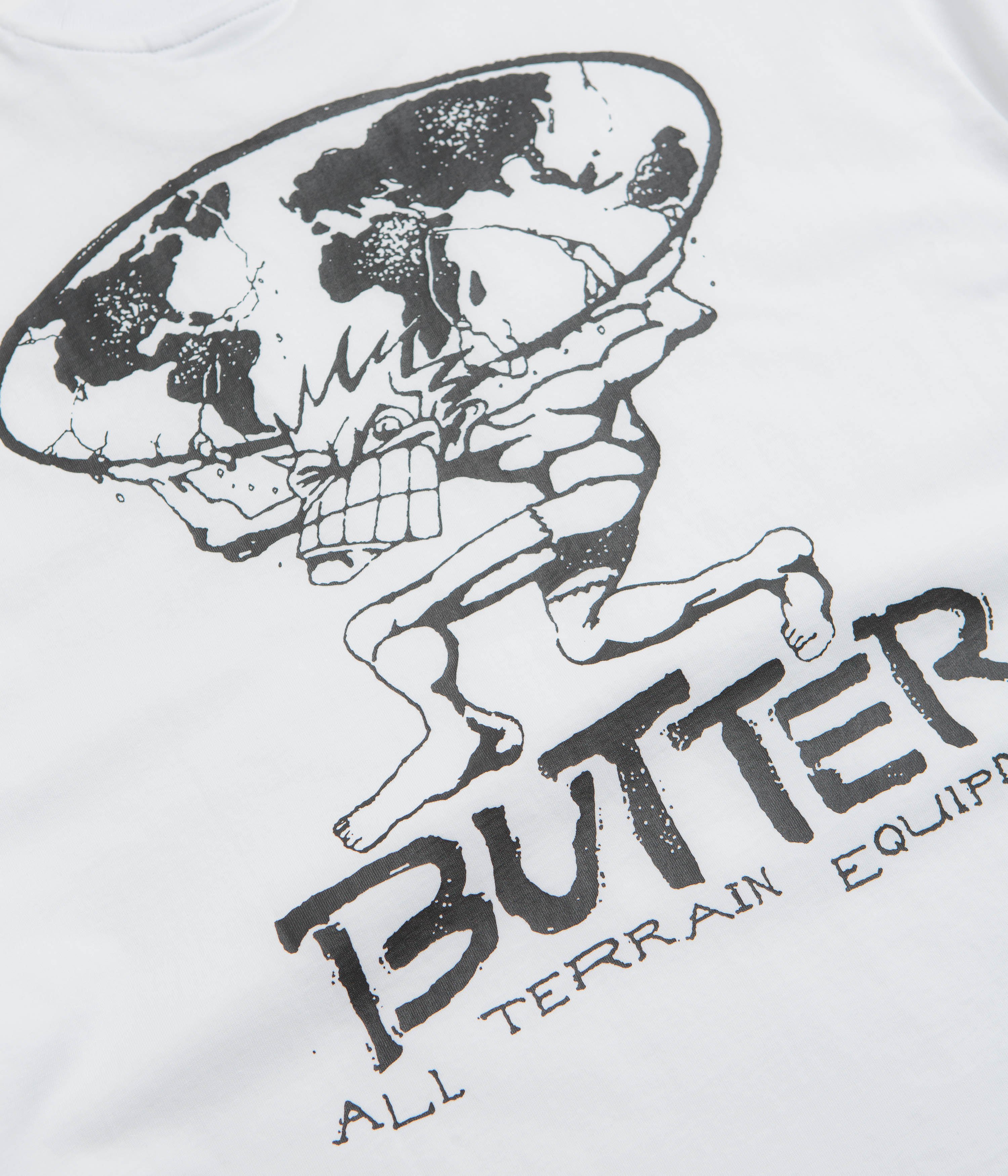 Butter Goods Terrain T-Shirt - White / Black