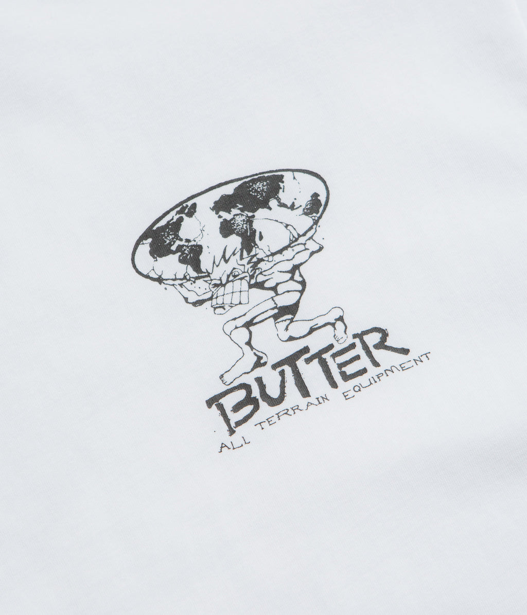 Butter Goods Terrain T-Shirt - White / Black