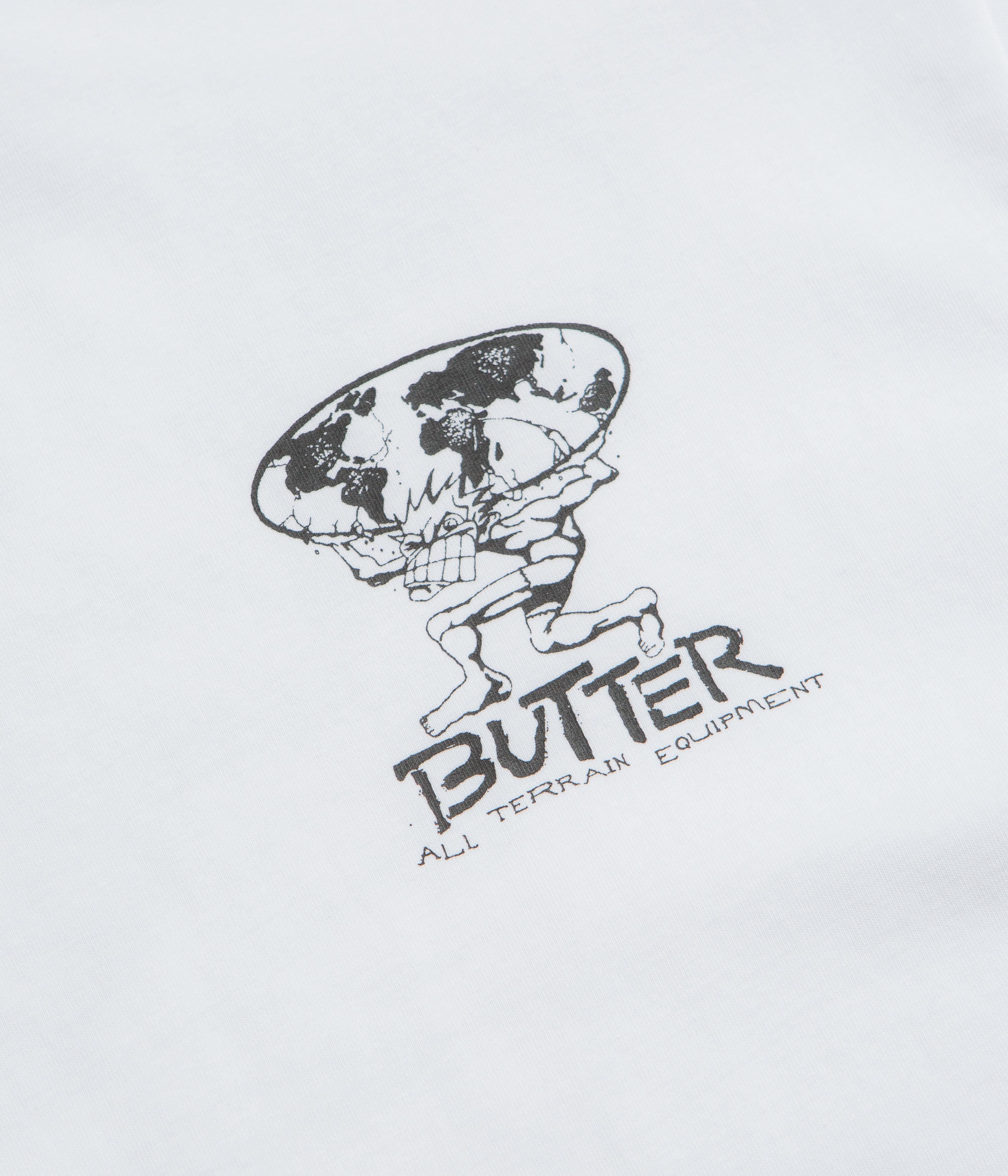 Butter Goods Terrain T-Shirt - White / Black