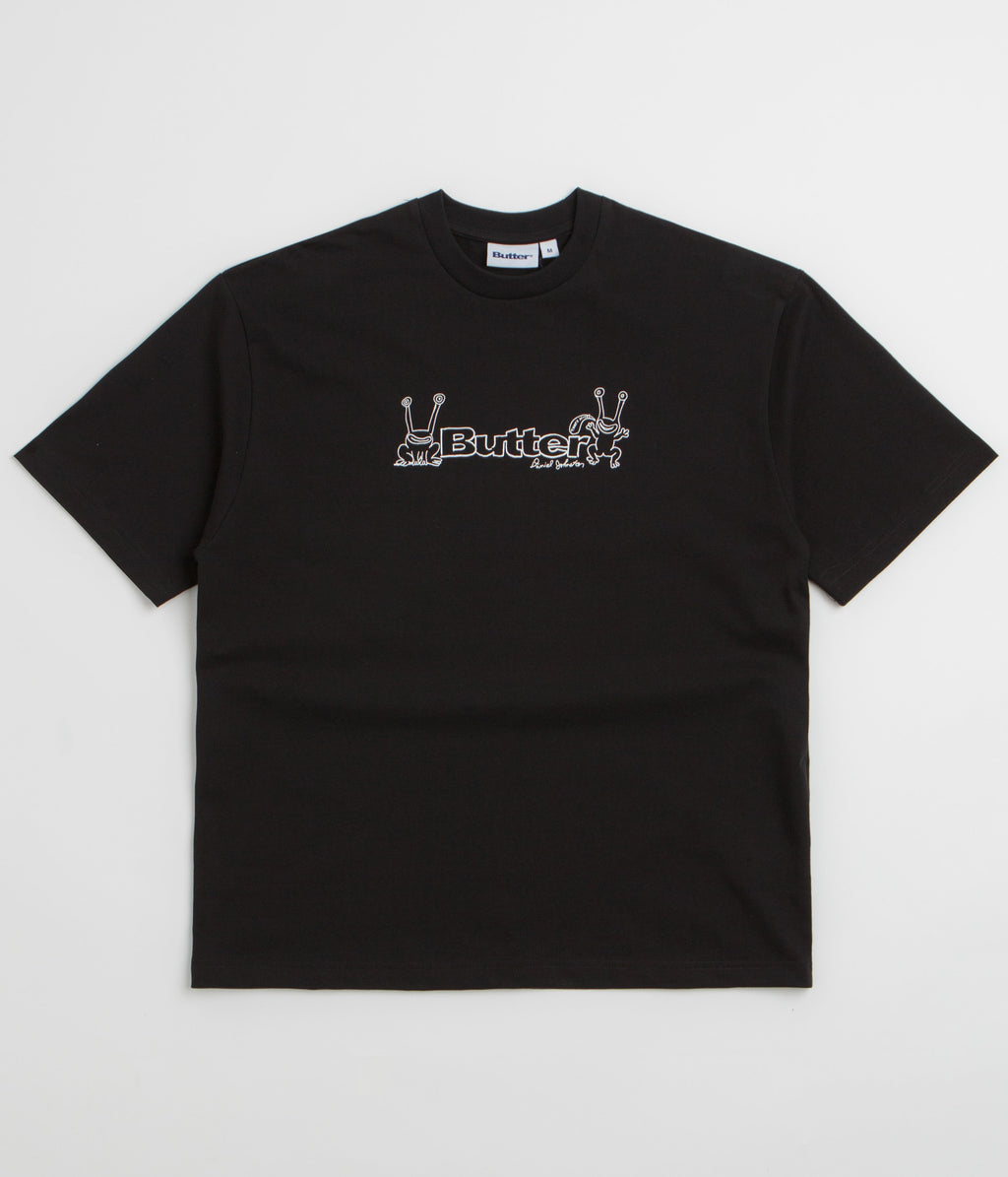 Butter Goods x Daniel Johnston Frog Logo T-Shirt - Black