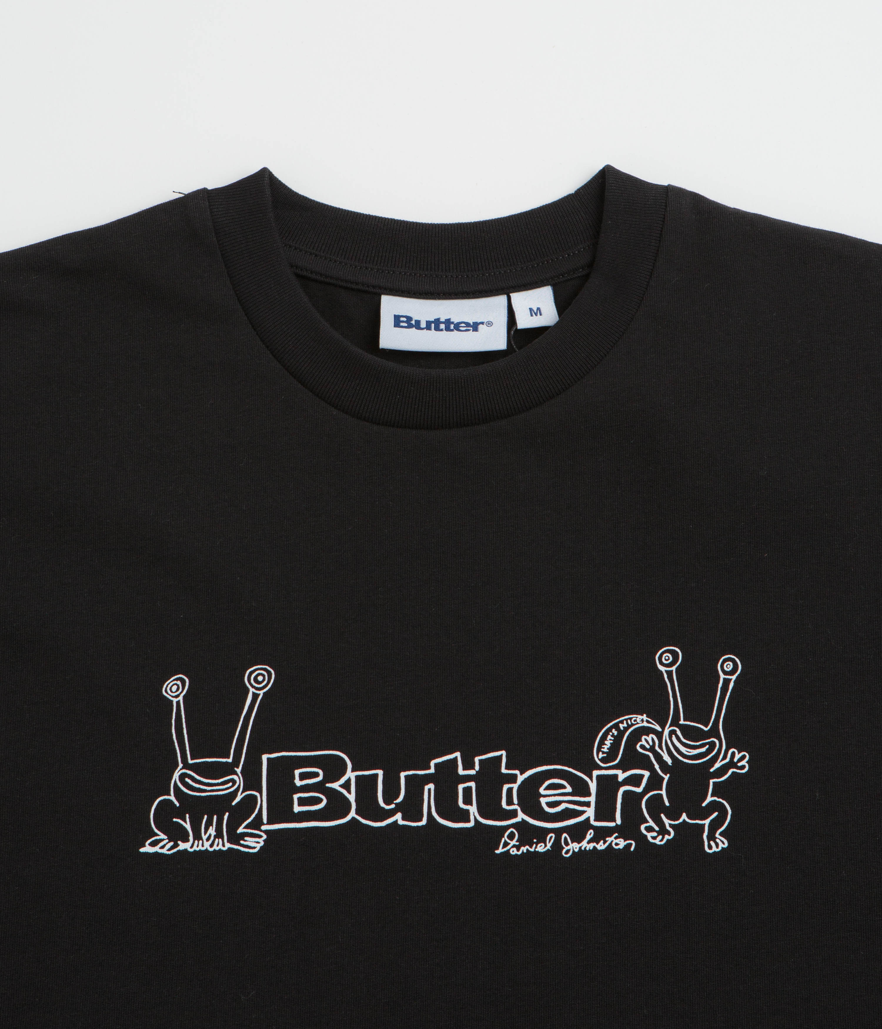 Butter Goods x Daniel Johnston Frog Logo T-Shirt - Black
