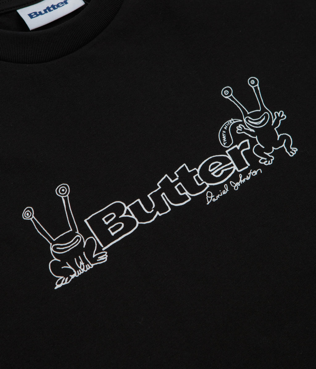 Butter Goods x Daniel Johnston Frog Logo T-Shirt - Black