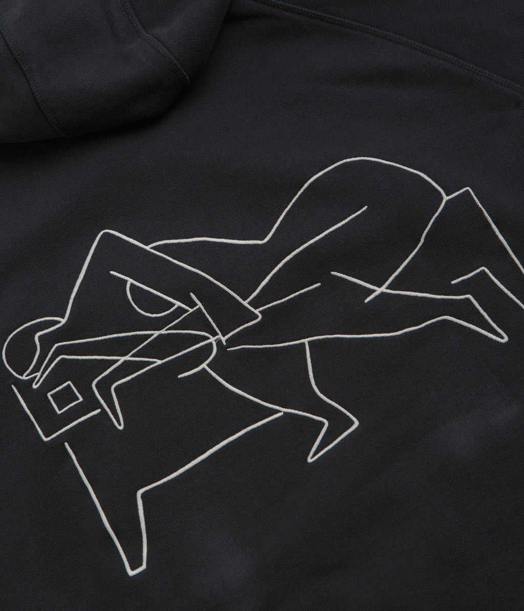 by Parra Sleep Now Hoodie - Black