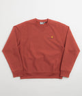 Carhartt American Script Crewneck Sweatshirt - Oxide Red