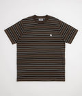 Carhartt Bronson T-Shirt - Bronson Stripe / Cypress