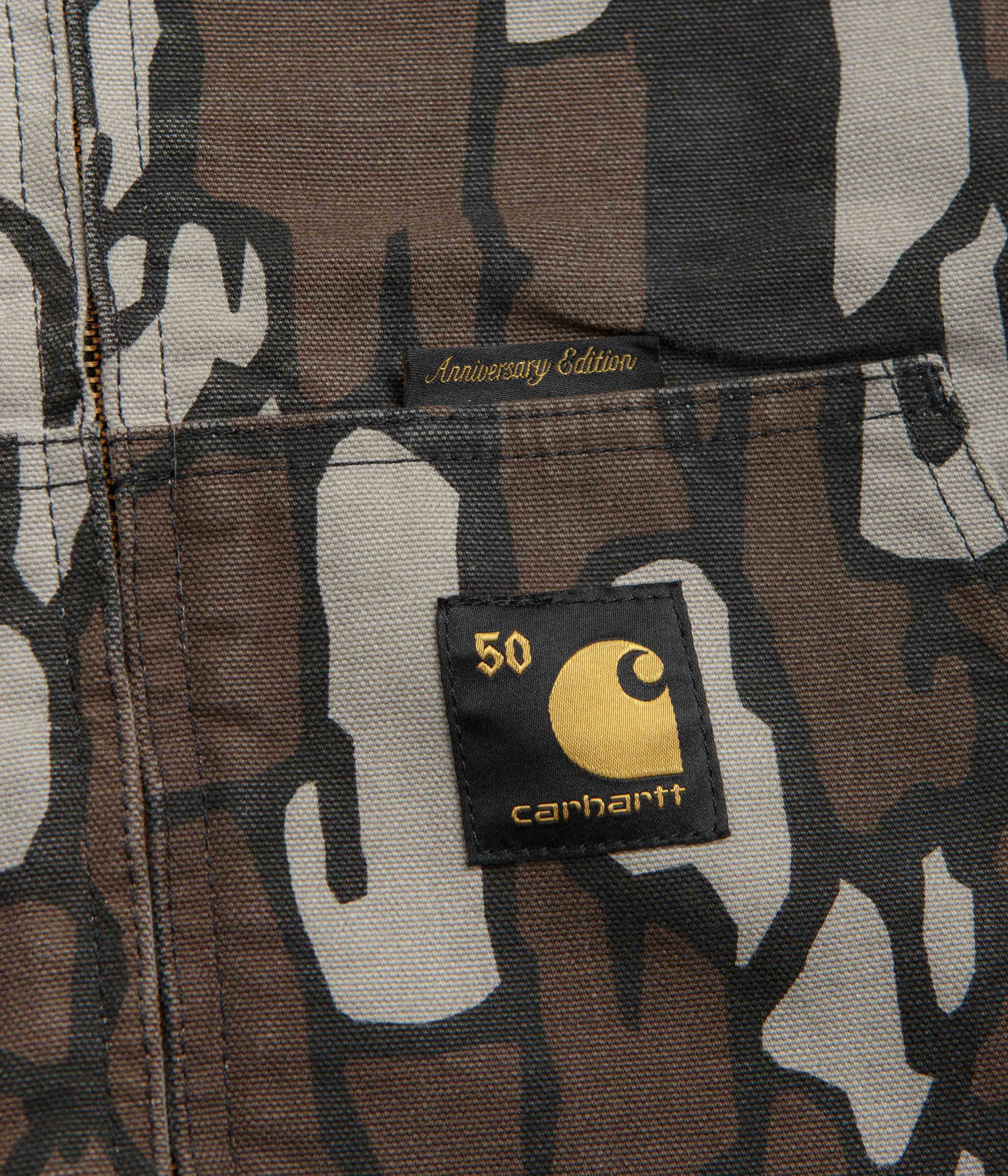 Carhartt Canvas OG Active Jacket - Hamilton Brown / Camo Trebark
