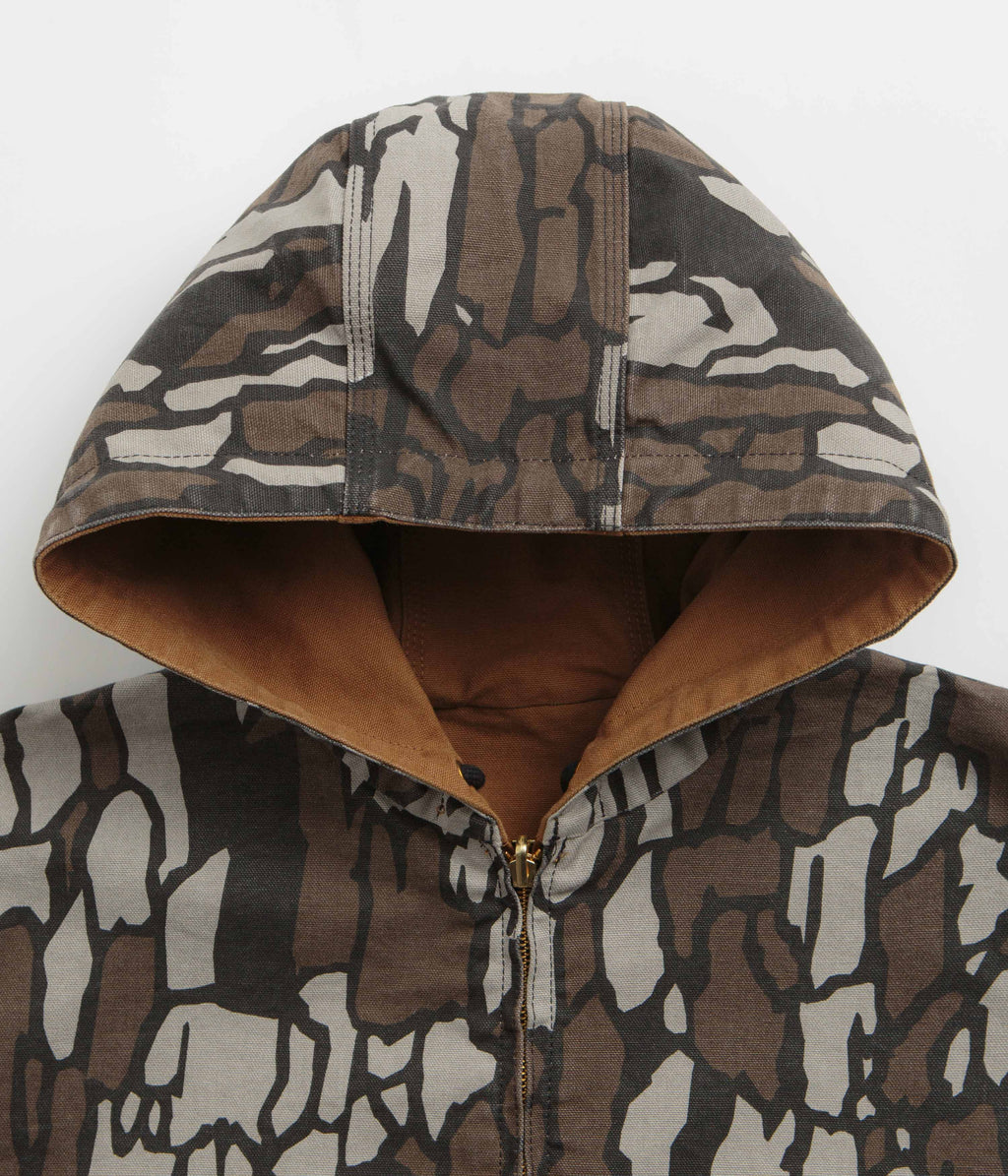 Carhartt Canvas OG Active Jacket - Hamilton Brown / Camo Trebark