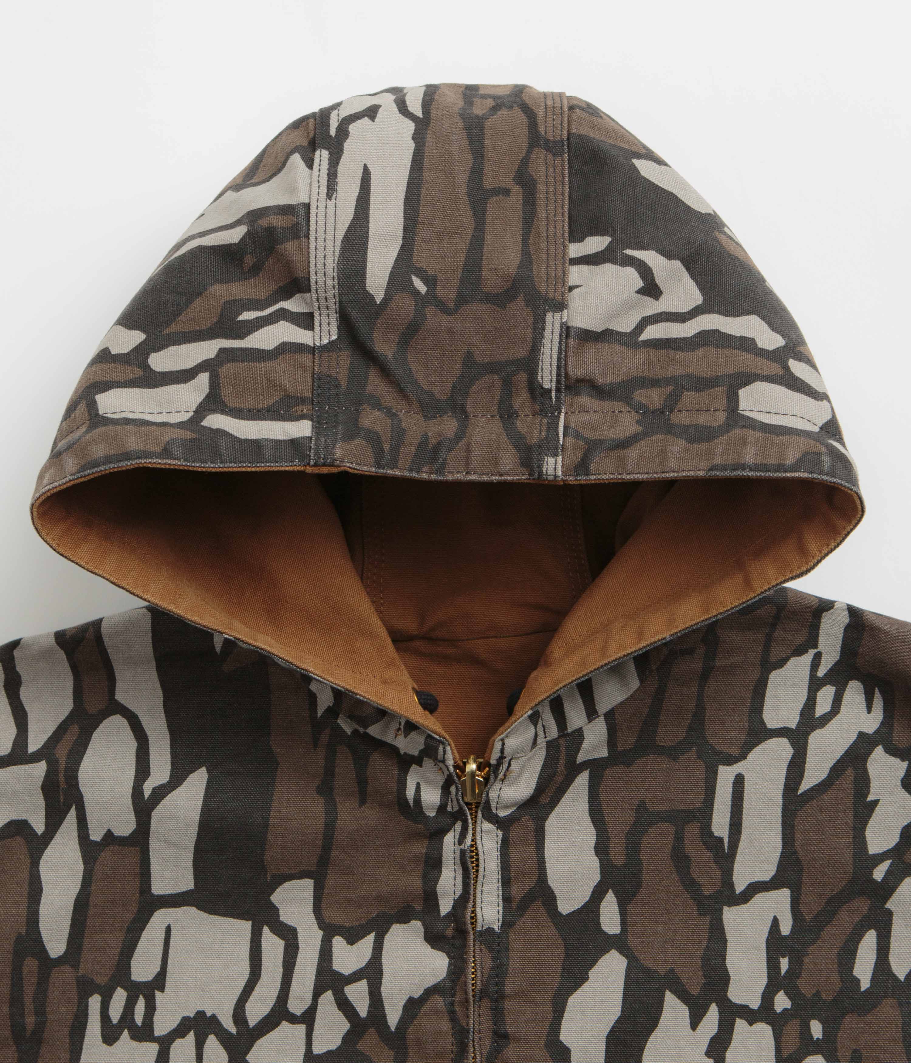 Carhartt Canvas OG Active Jacket - Hamilton Brown / Camo Trebark
