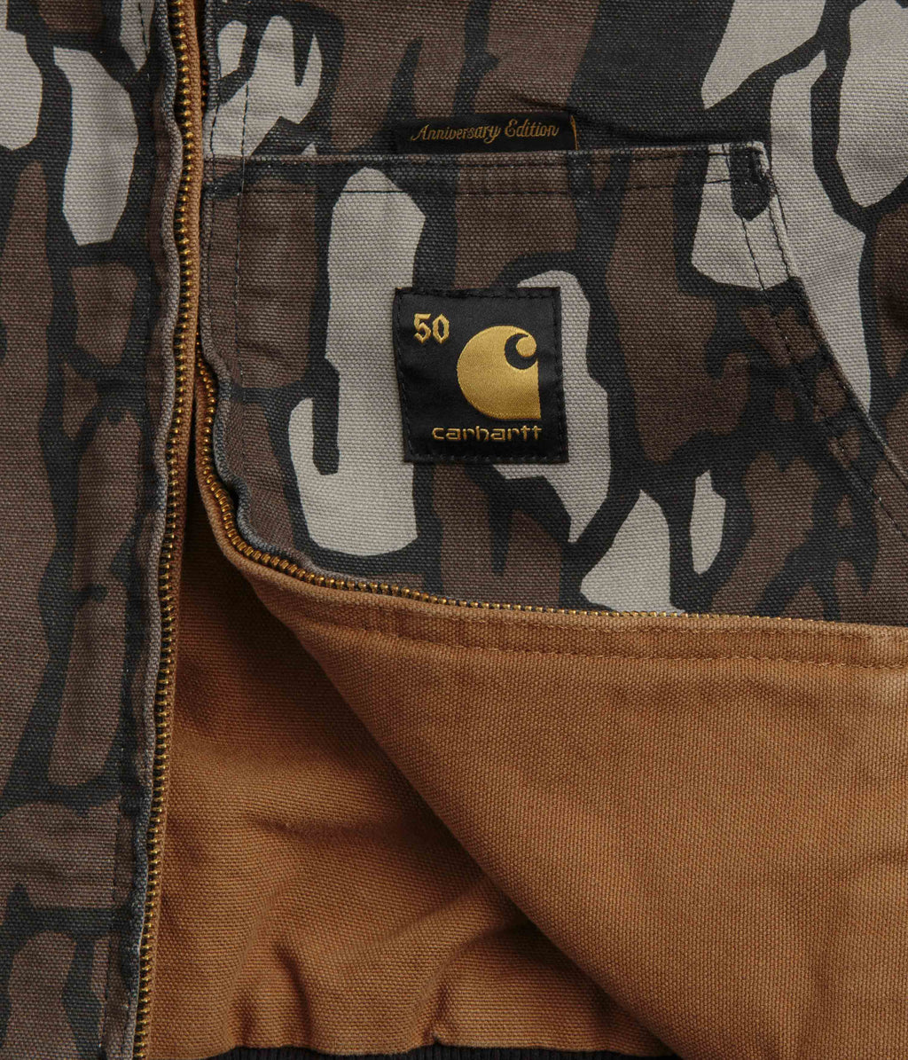 Carhartt Canvas OG Active Jacket - Hamilton Brown / Camo Trebark