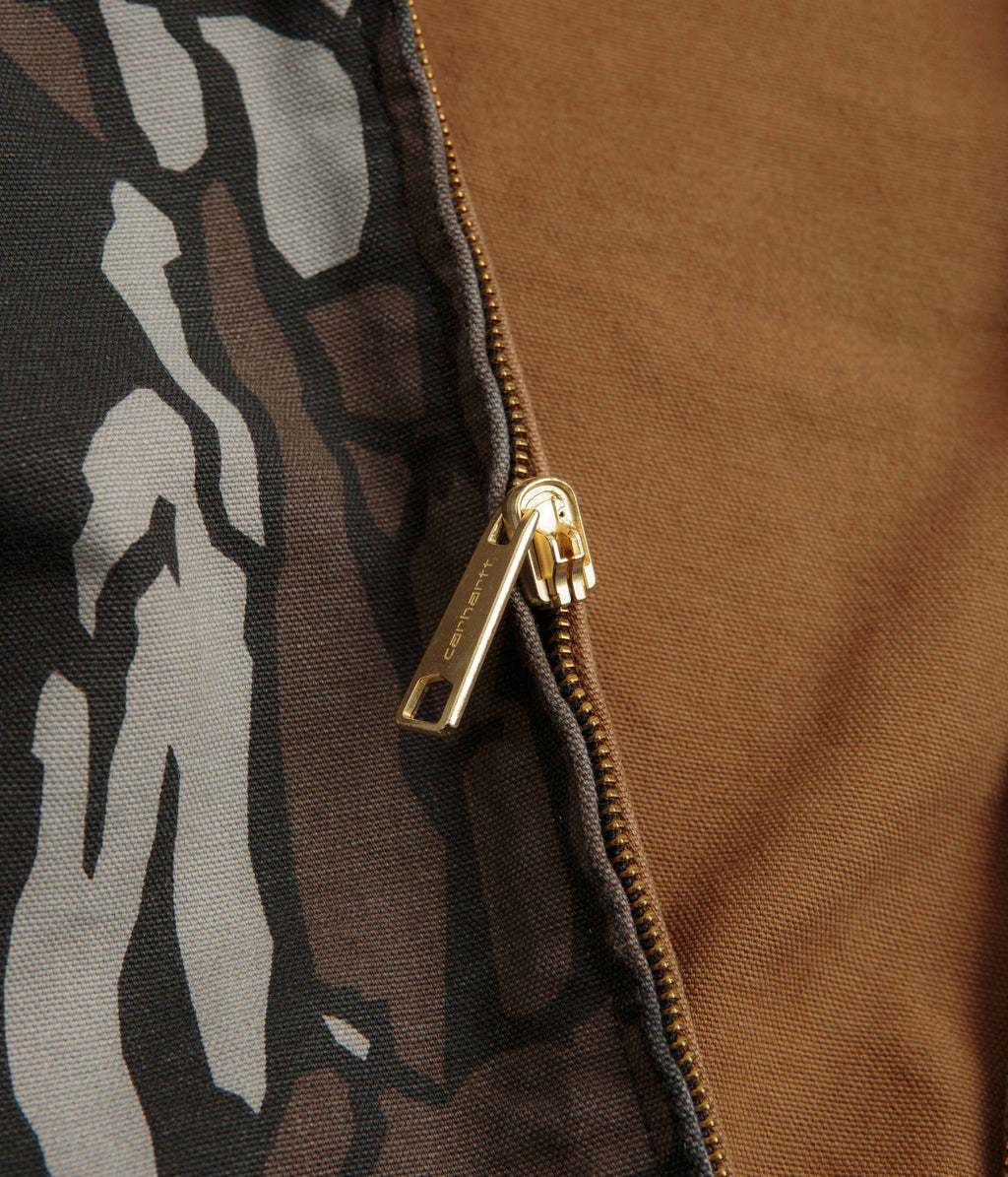 Carhartt Canvas OG Active Jacket - Hamilton Brown / Camo Trebark