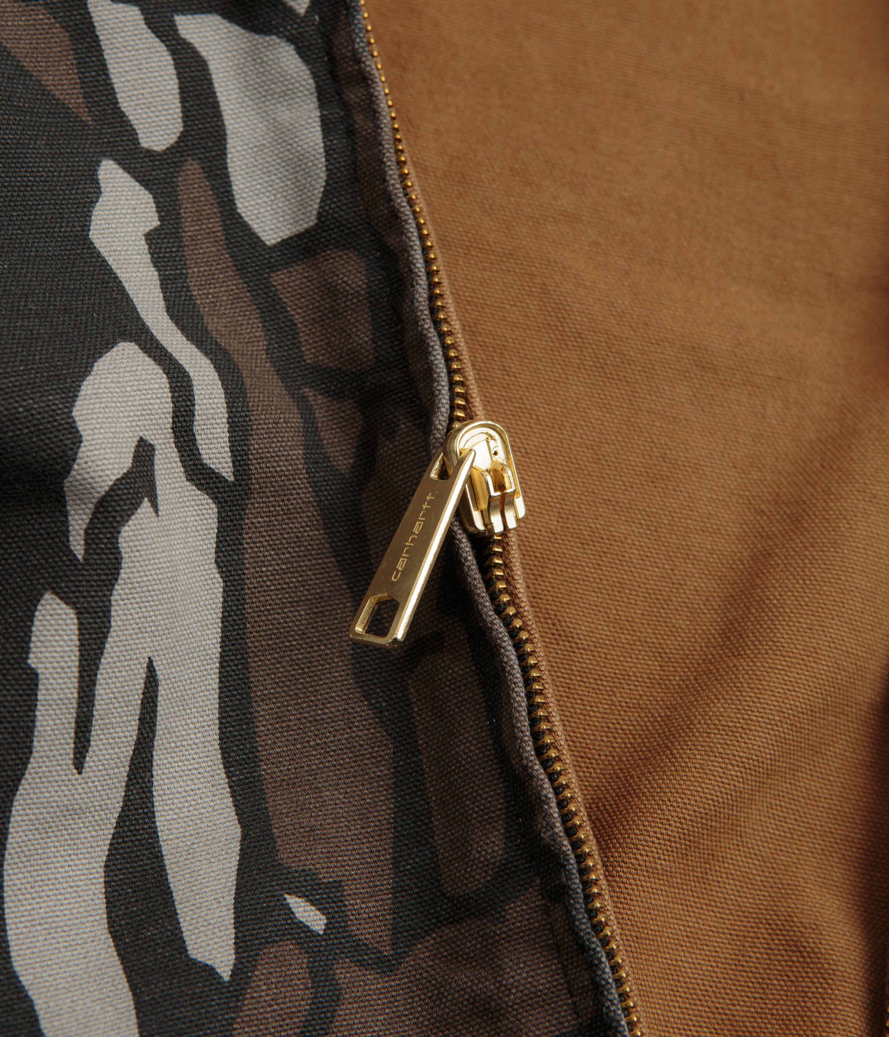 Carhartt Canvas OG Active Jacket - Hamilton Brown / Camo Trebark