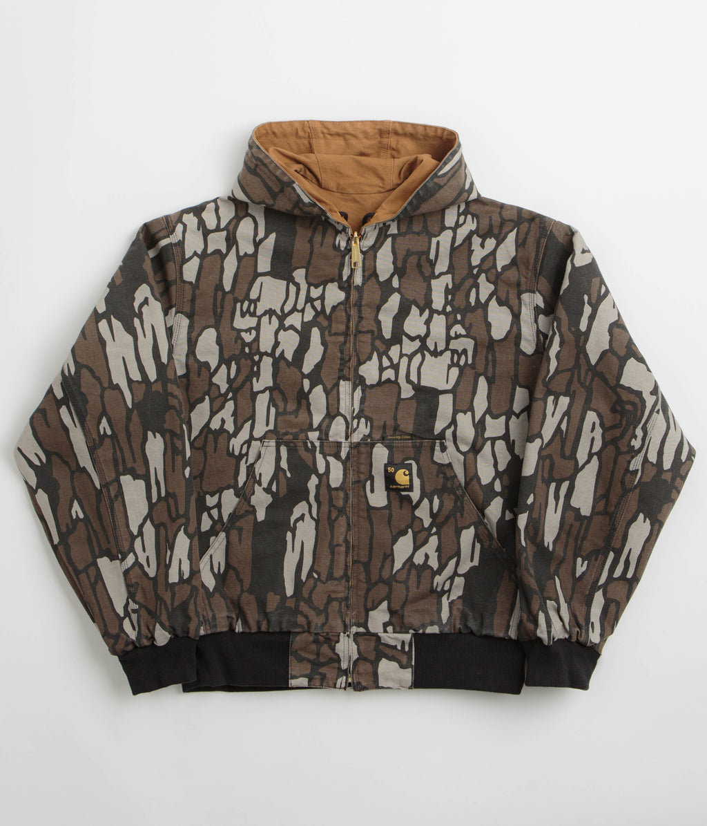 Carhartt Canvas OG Active Jacket - Hamilton Brown / Camo Trebark