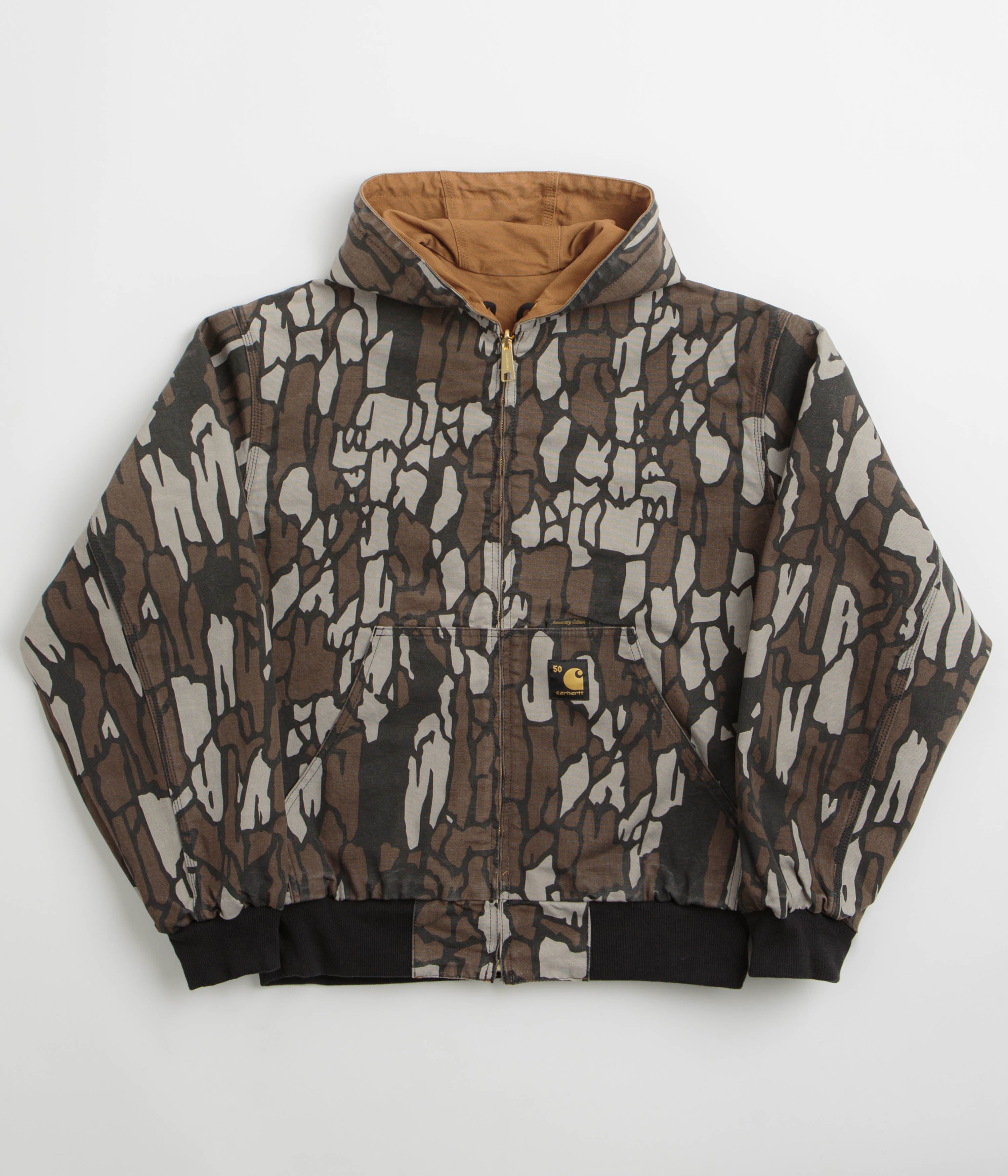 Carhartt Canvas OG Active Jacket - Hamilton Brown / Camo Trebark