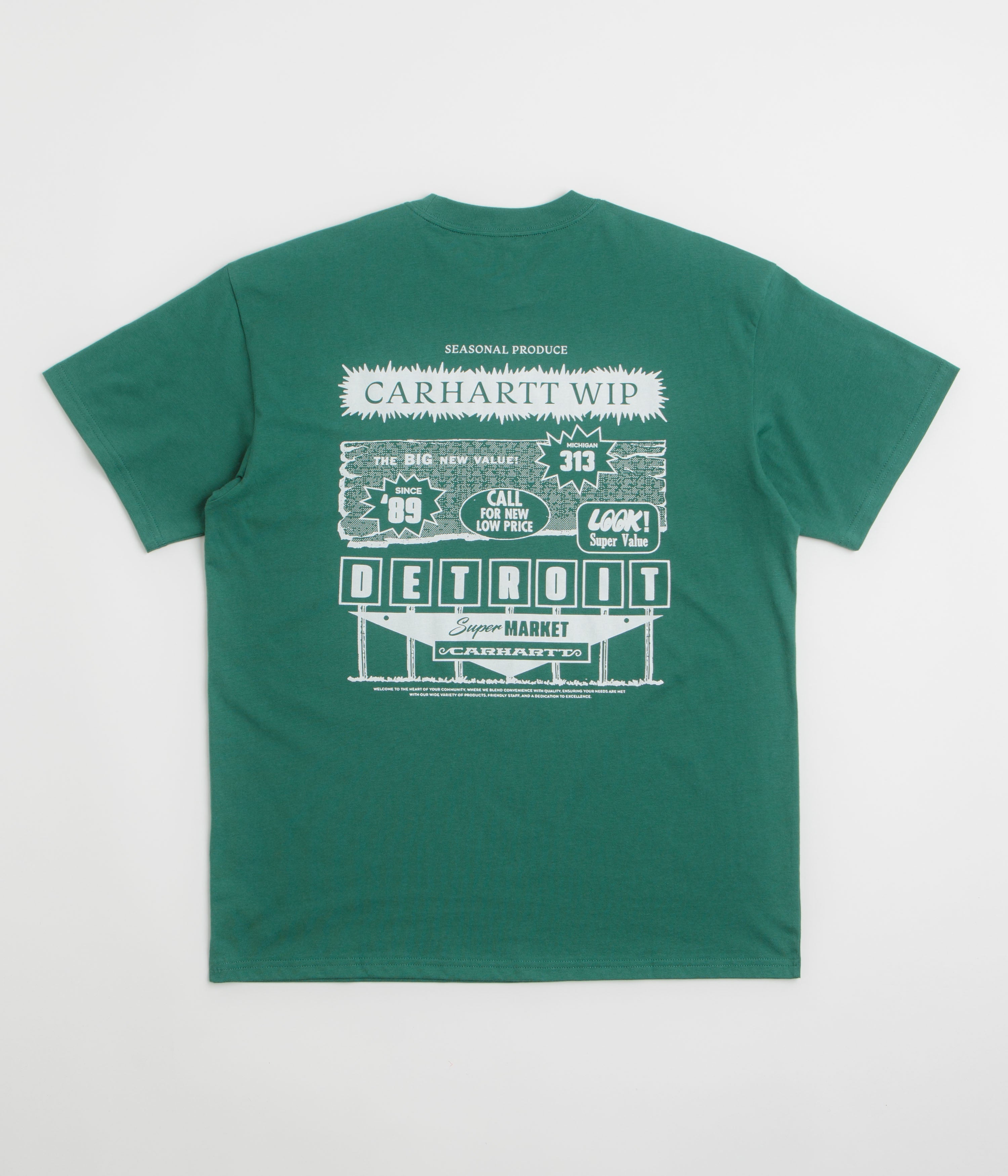 Carhartt Catalogue T-Shirt - Rainforest / White