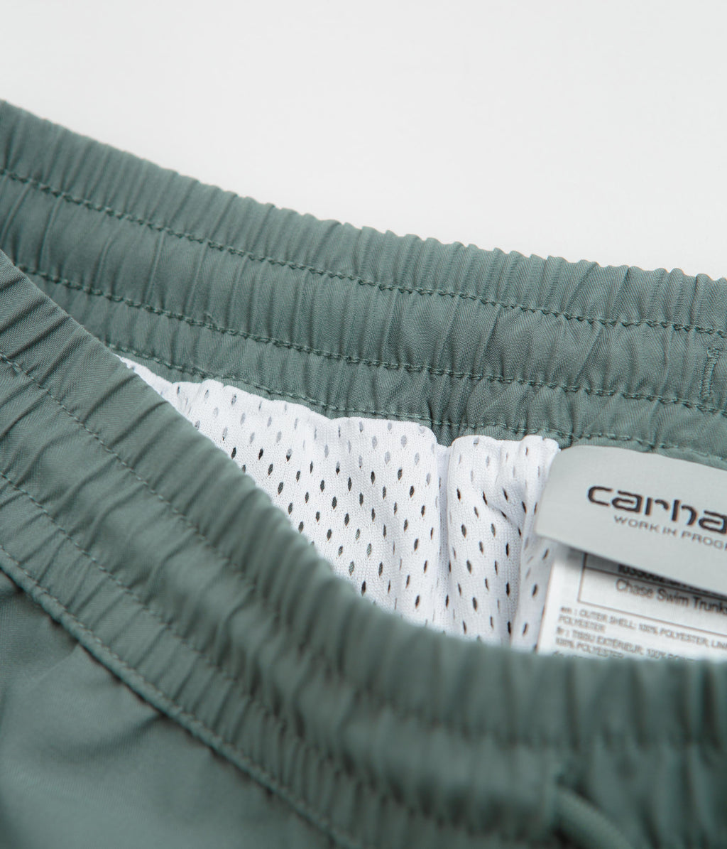 Carhartt Chase Swim Trunks - Velvet Green / Gold
