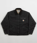 Carhartt OG Detroit Jacket - Black / Black Stone Washed