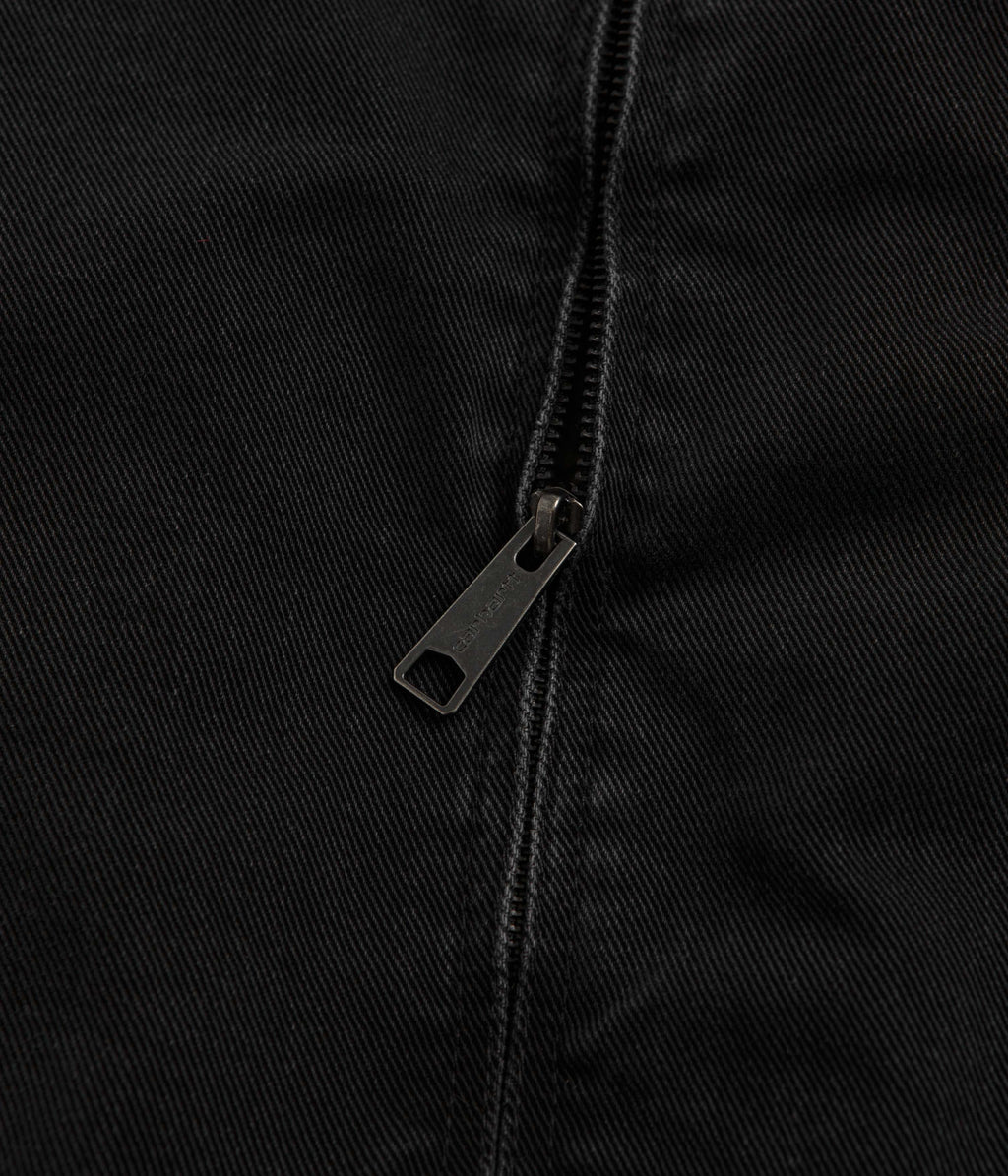 Carhartt OG Detroit Jacket - Black / Black Stone Washed