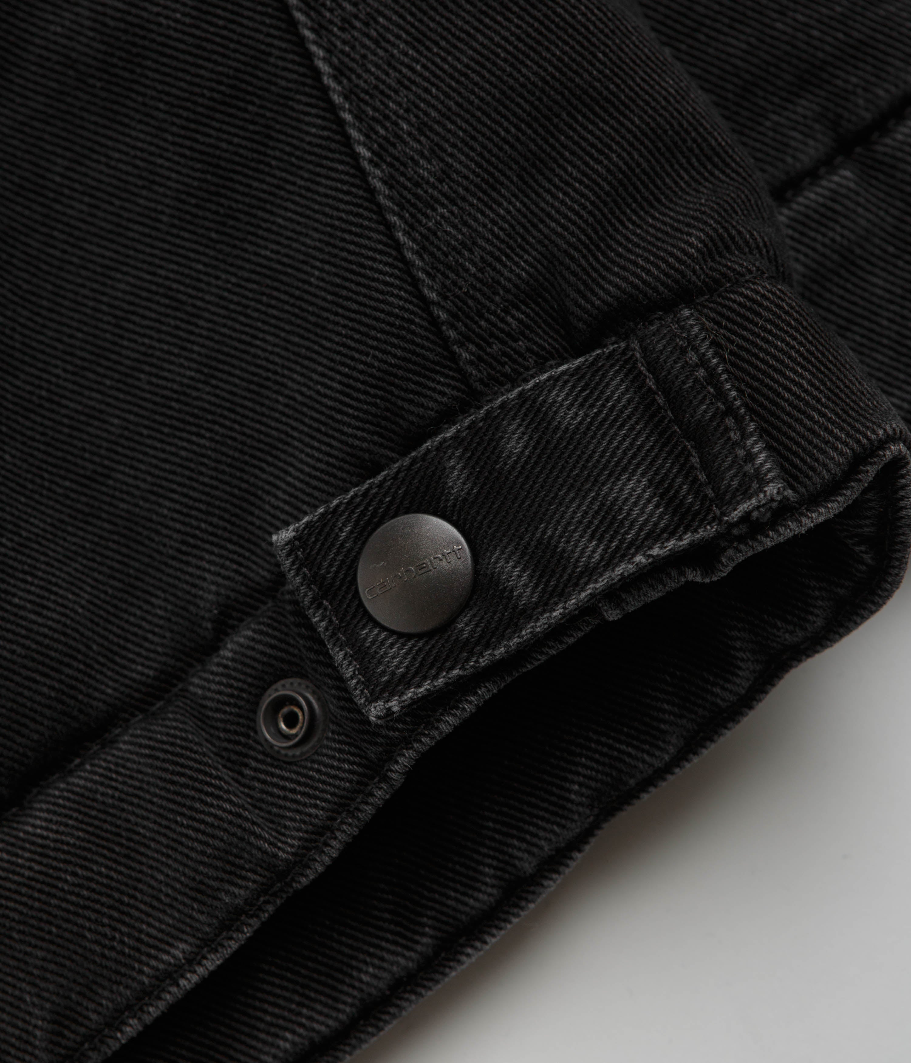 Carhartt OG Detroit Jacket - Black / Black Stone Washed